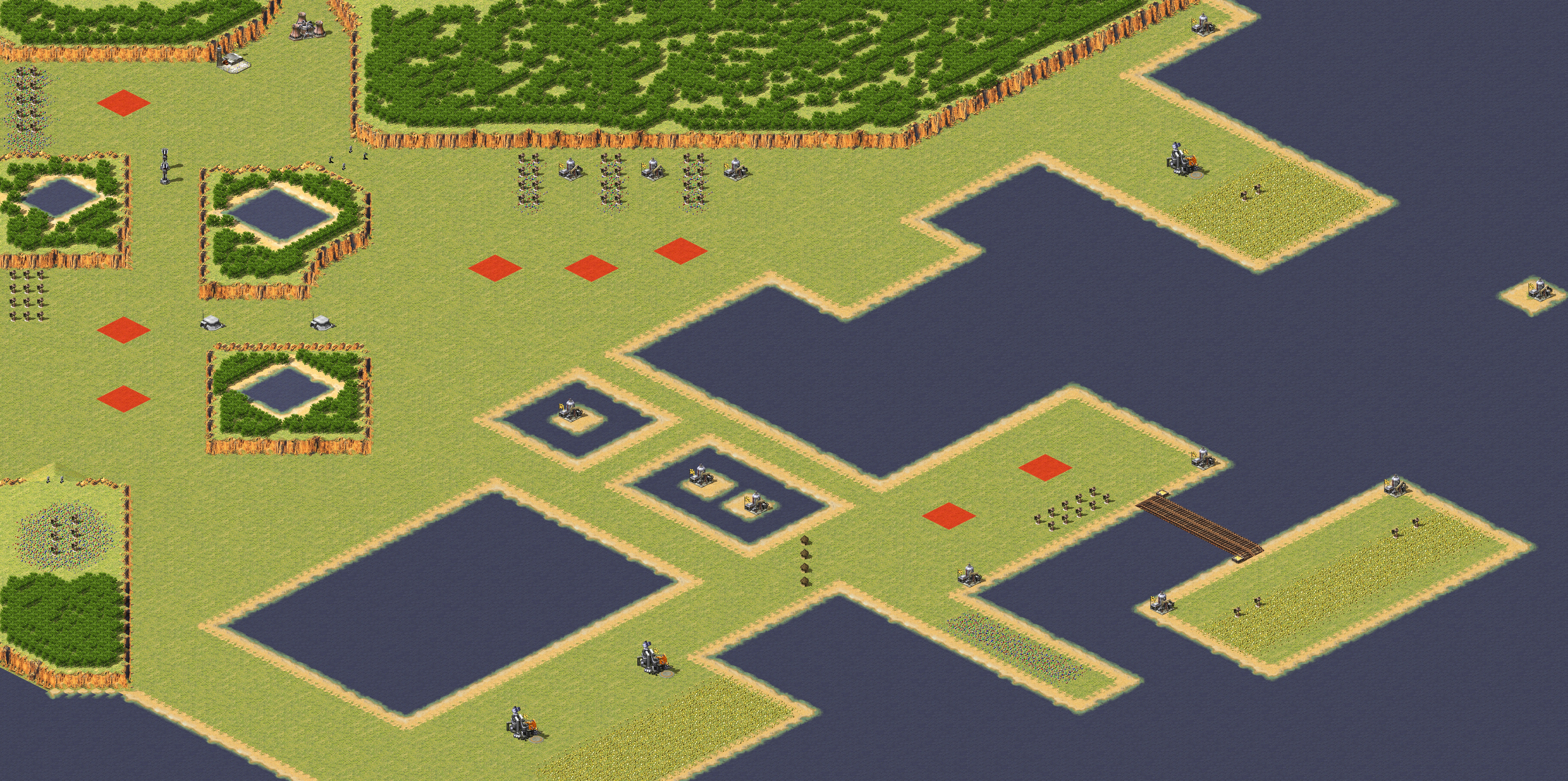 Rendered map: 模拟三国一块地