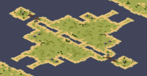 Rendered preview of Official Tournament Map B (Megawealth)