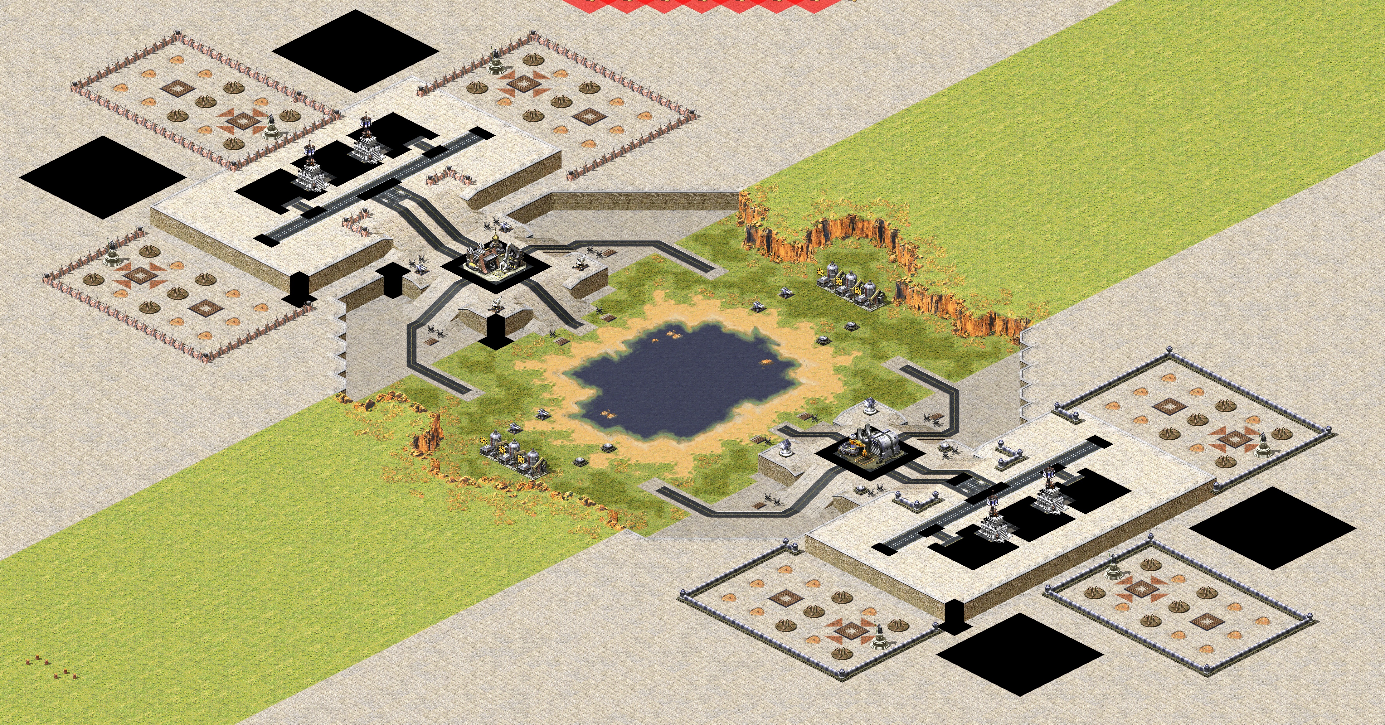 Rendered map: [Auto Chess] Peak Front Line 2