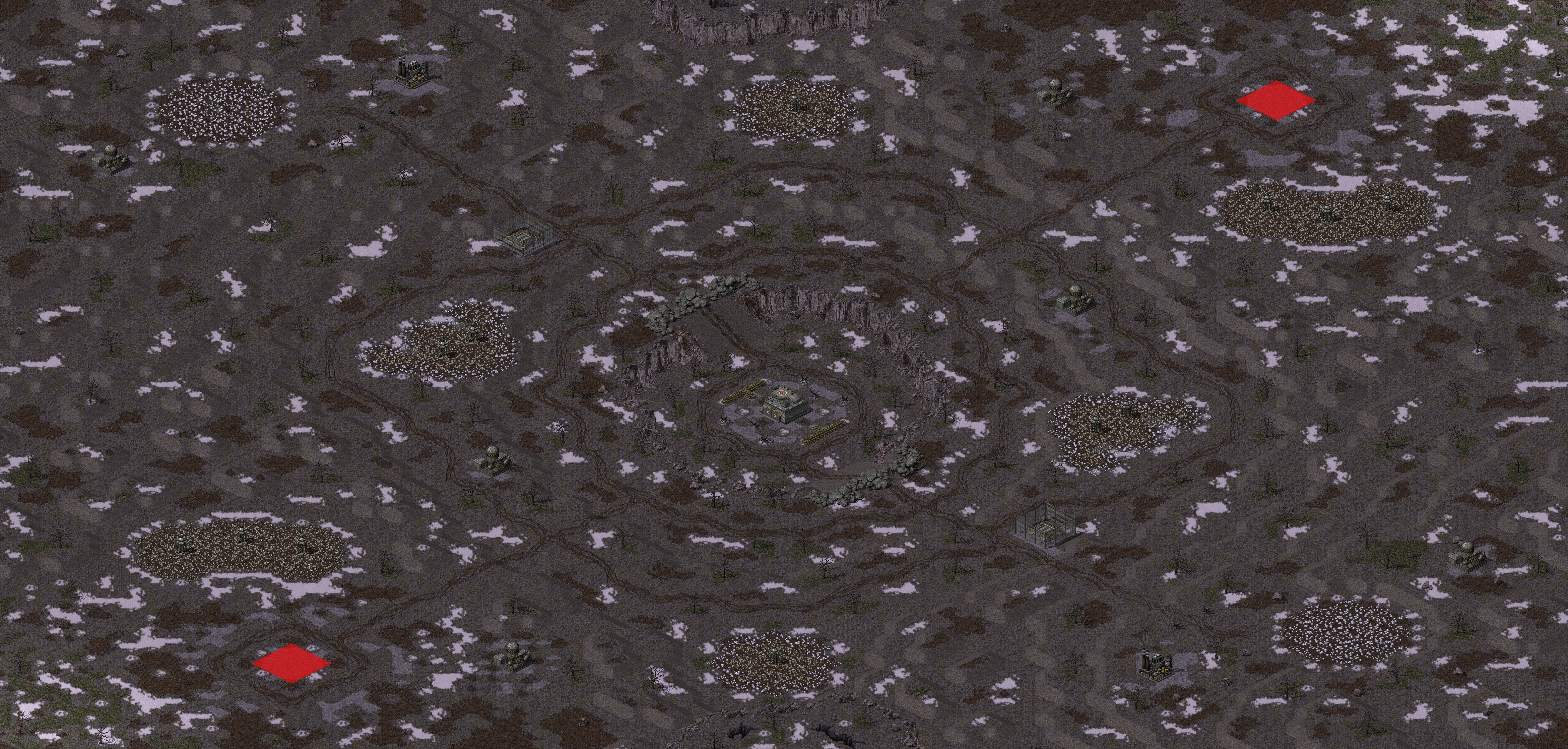 Rendered map: Snowpiercer