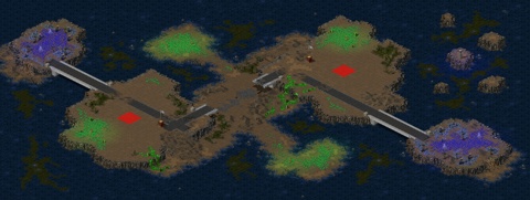 Rendered preview of (2) Dueling Islands
