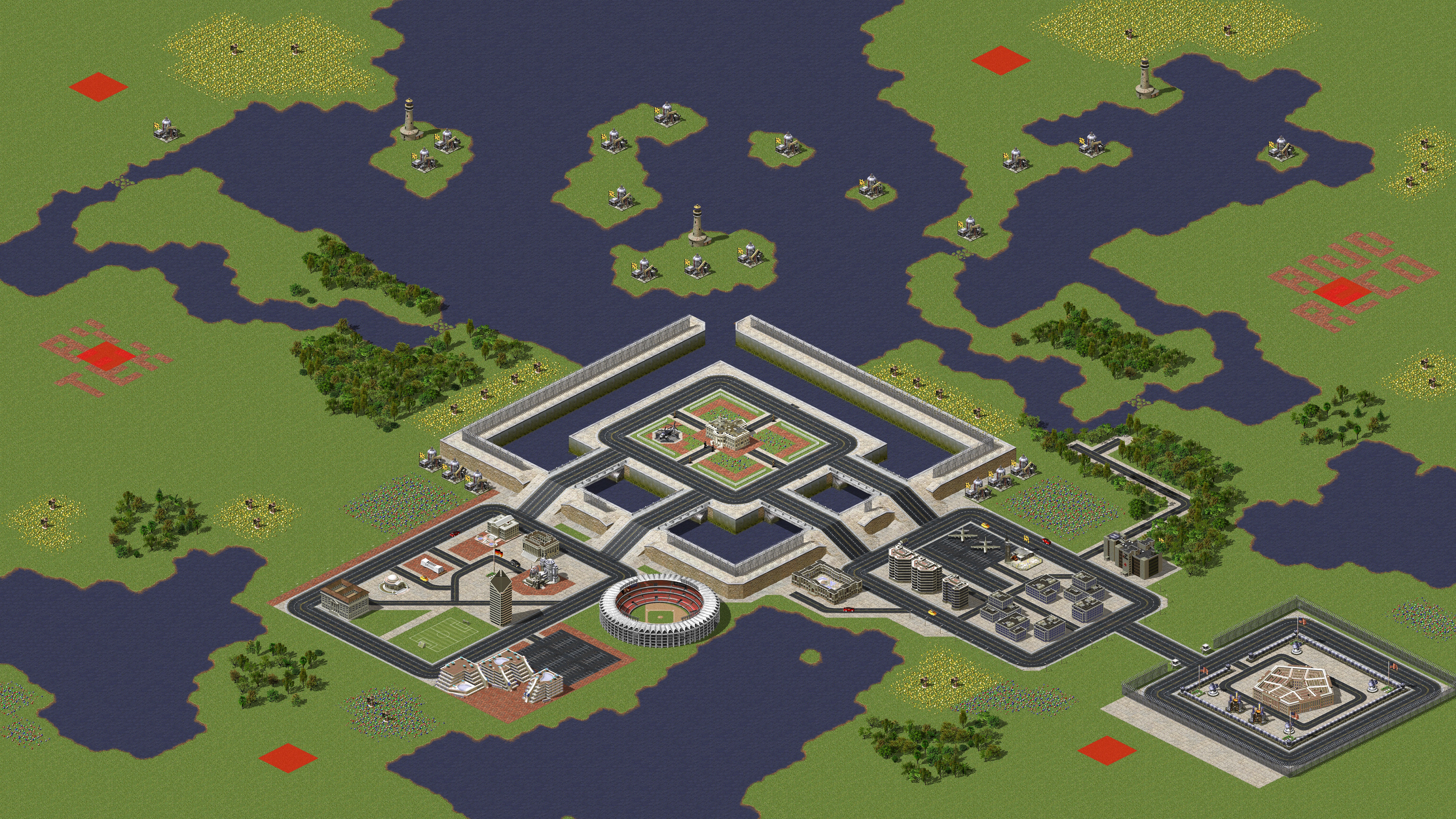 Rendered map: Sports Park