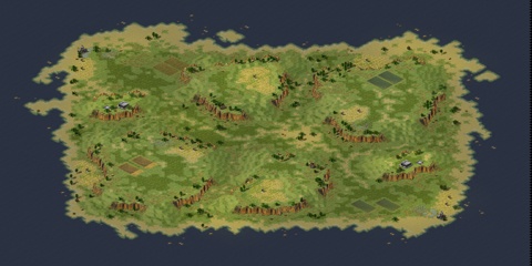 Rendered preview of Lakeside Plateaus