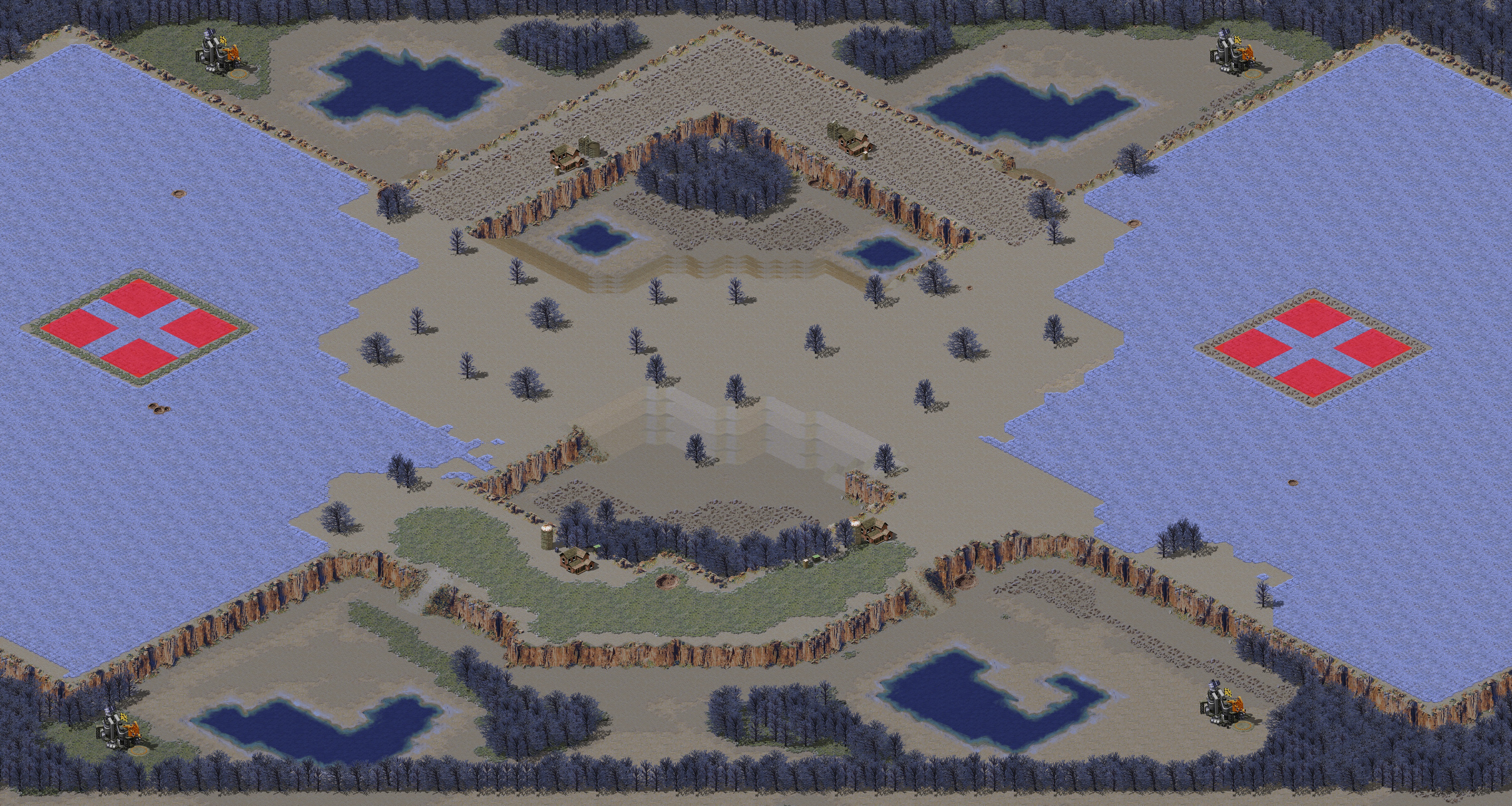 Rendered map: Wasteland HILLS by MURPHY  v3.0