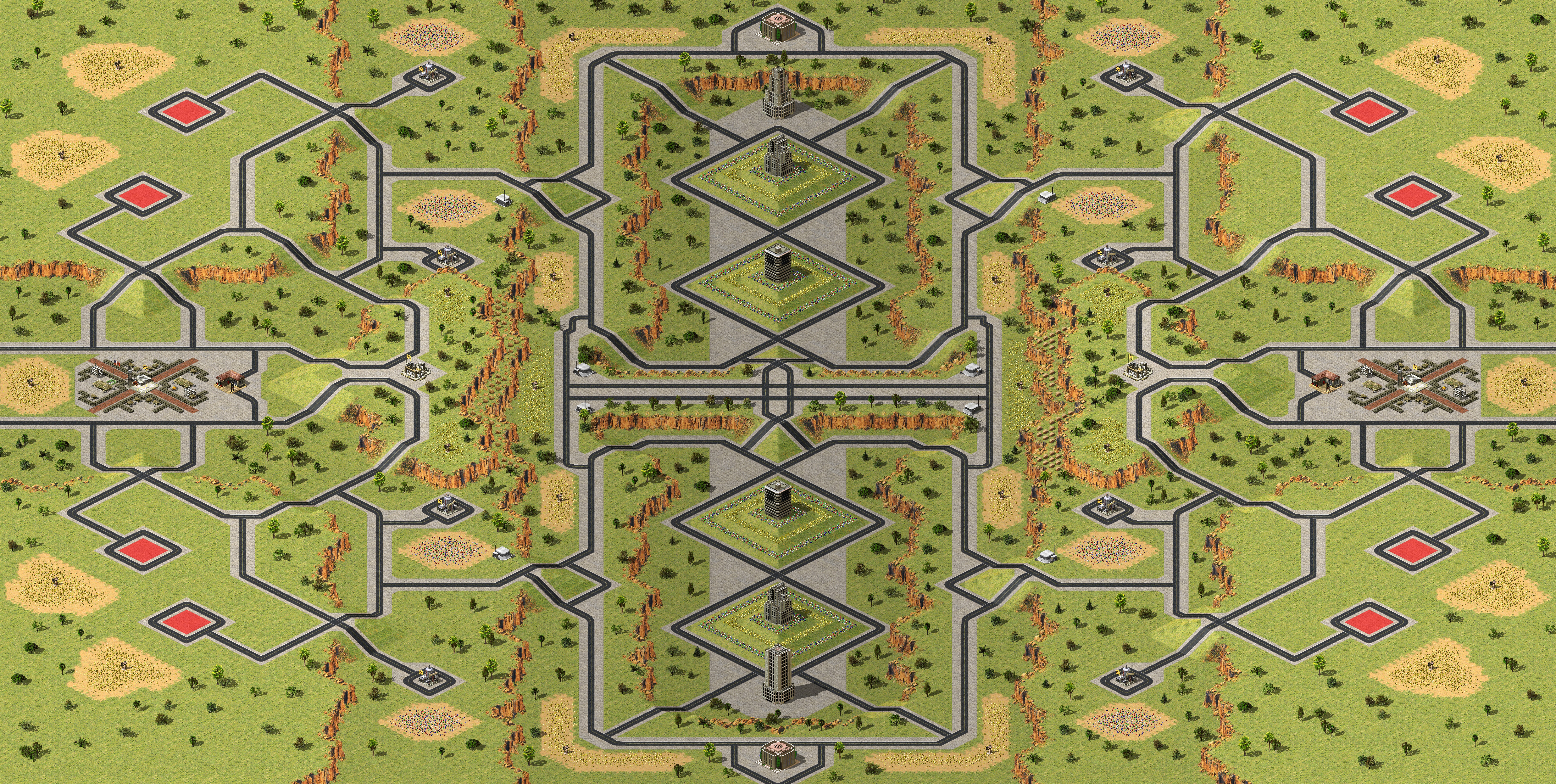 Rendered map: [8] The Grand Canyon (Test Version 1)