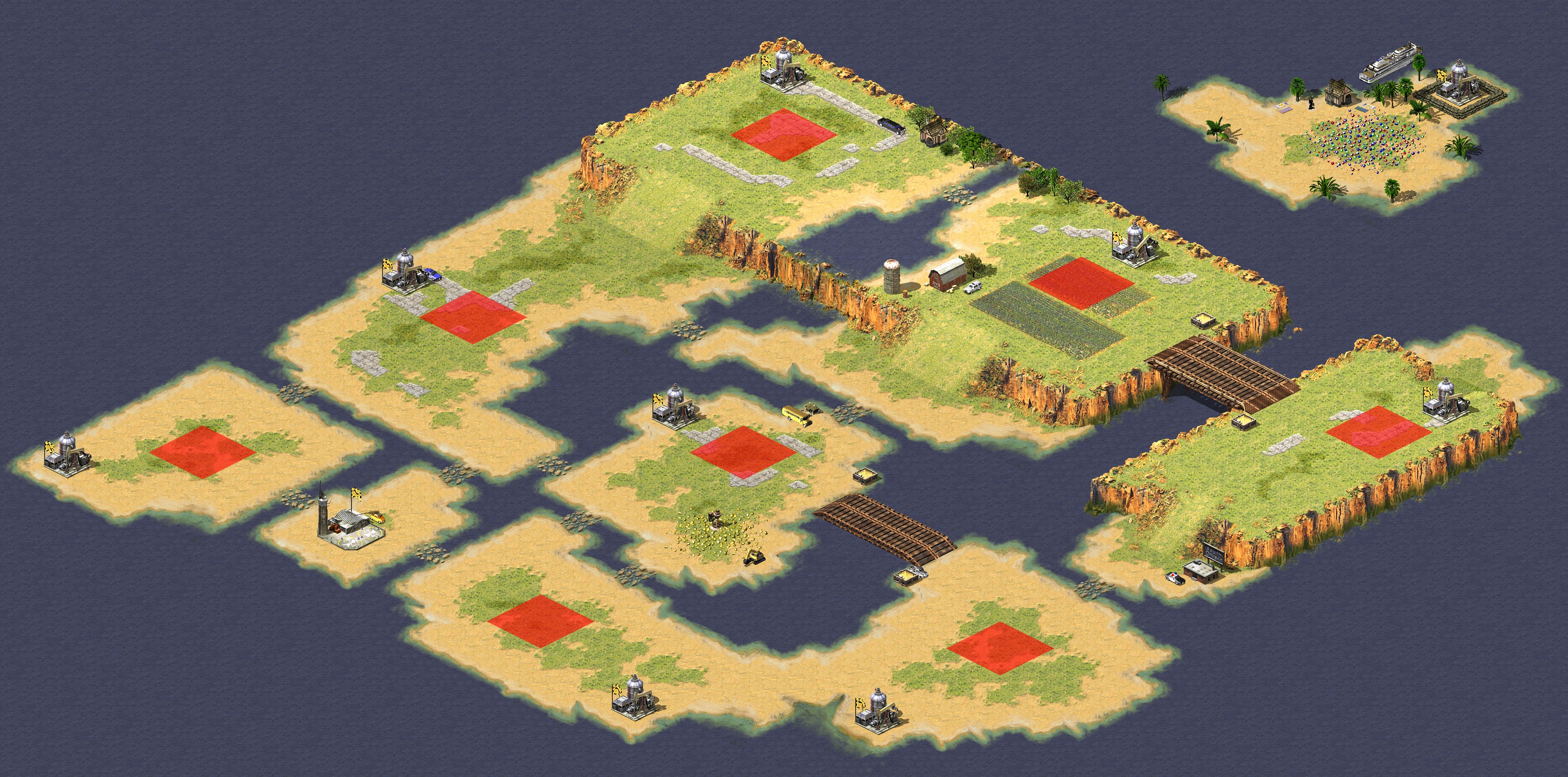 Rendered map: Patch of Land - Paradise