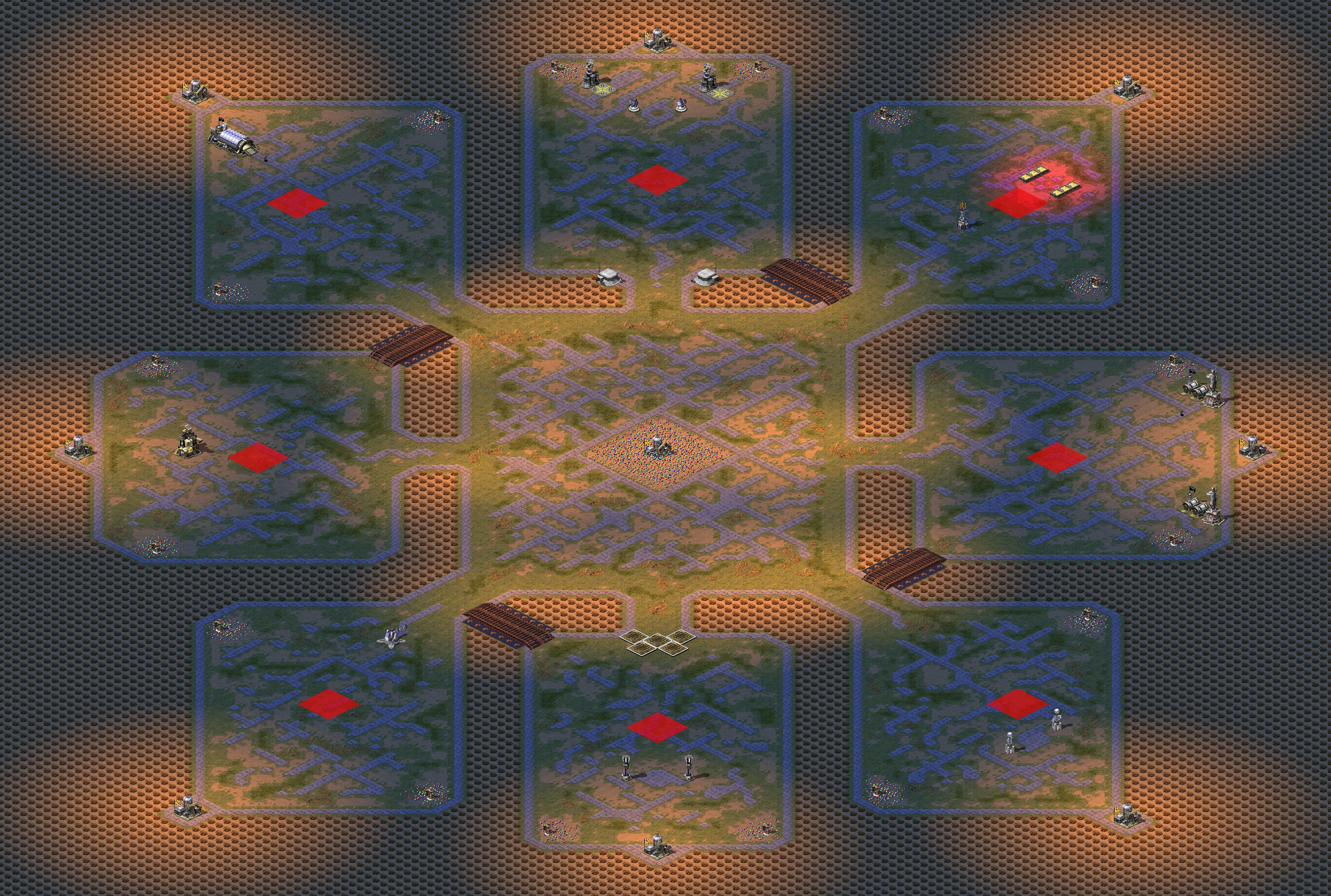 Rendered map: [8] The Oil With Bonus NEO [NIGHT] [TEAM]