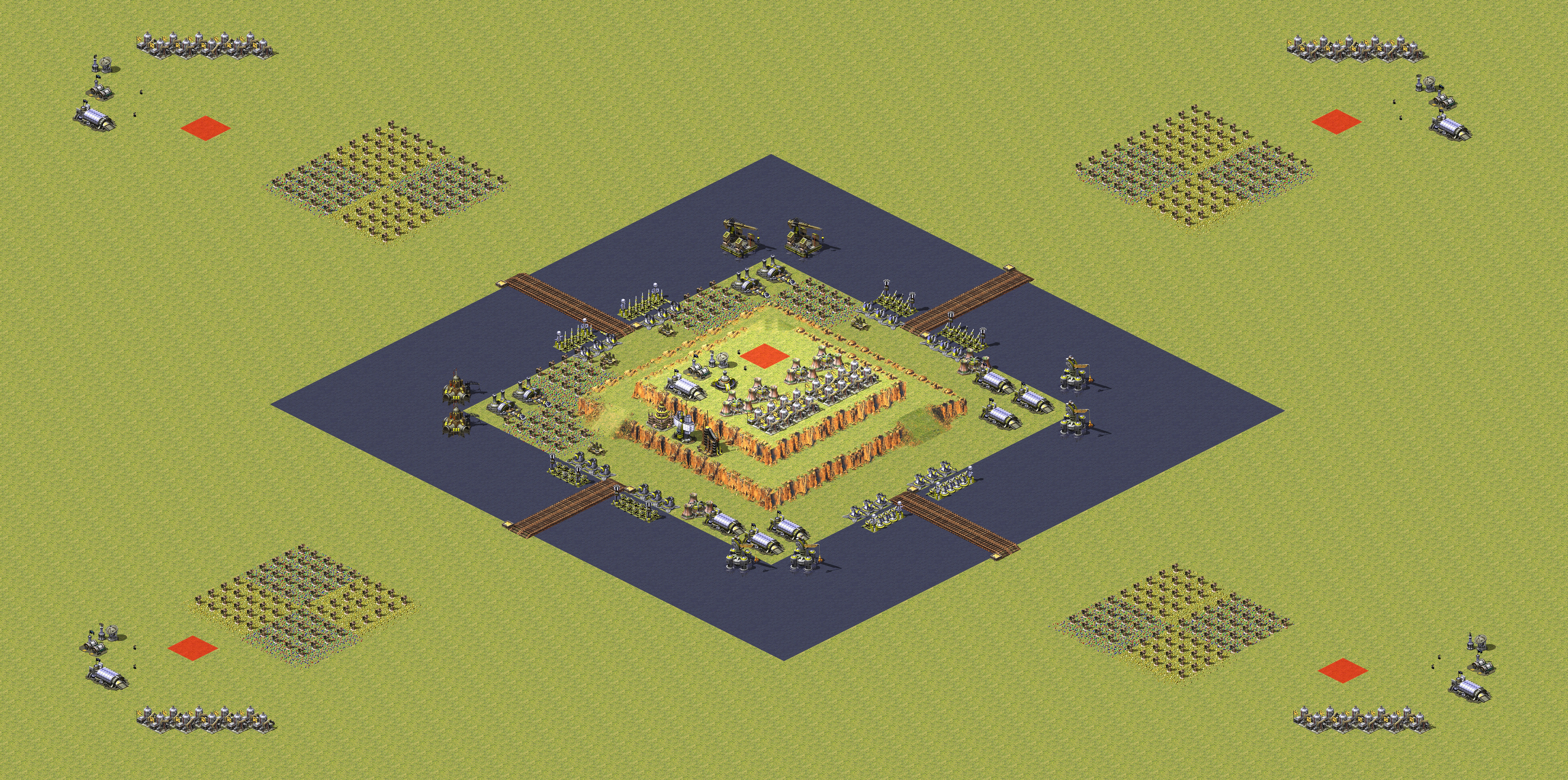 Rendered map: Apocalypse Arbitration Island (1v4)