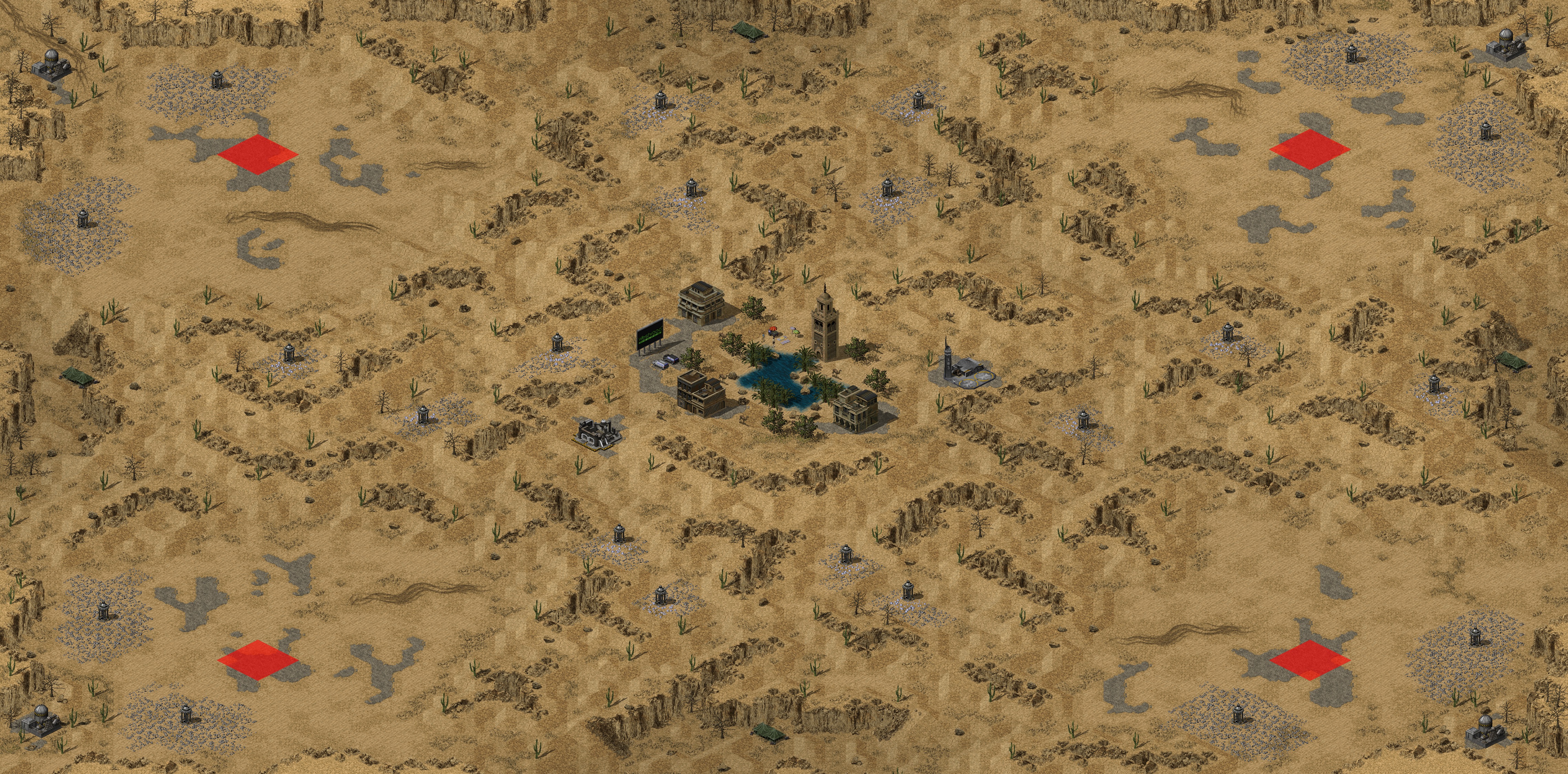 Rendered map: Scars