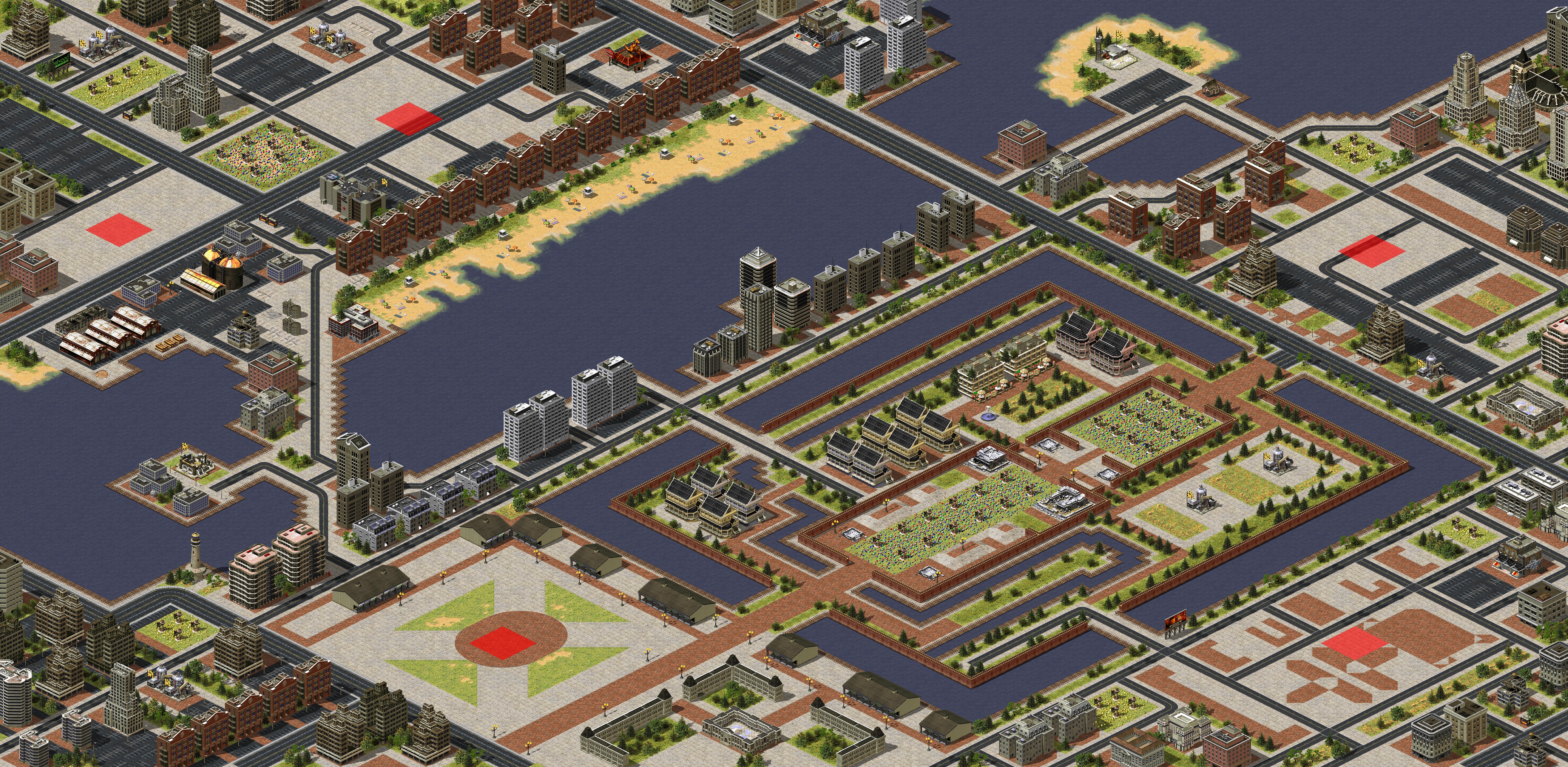 Rendered map: Beijing