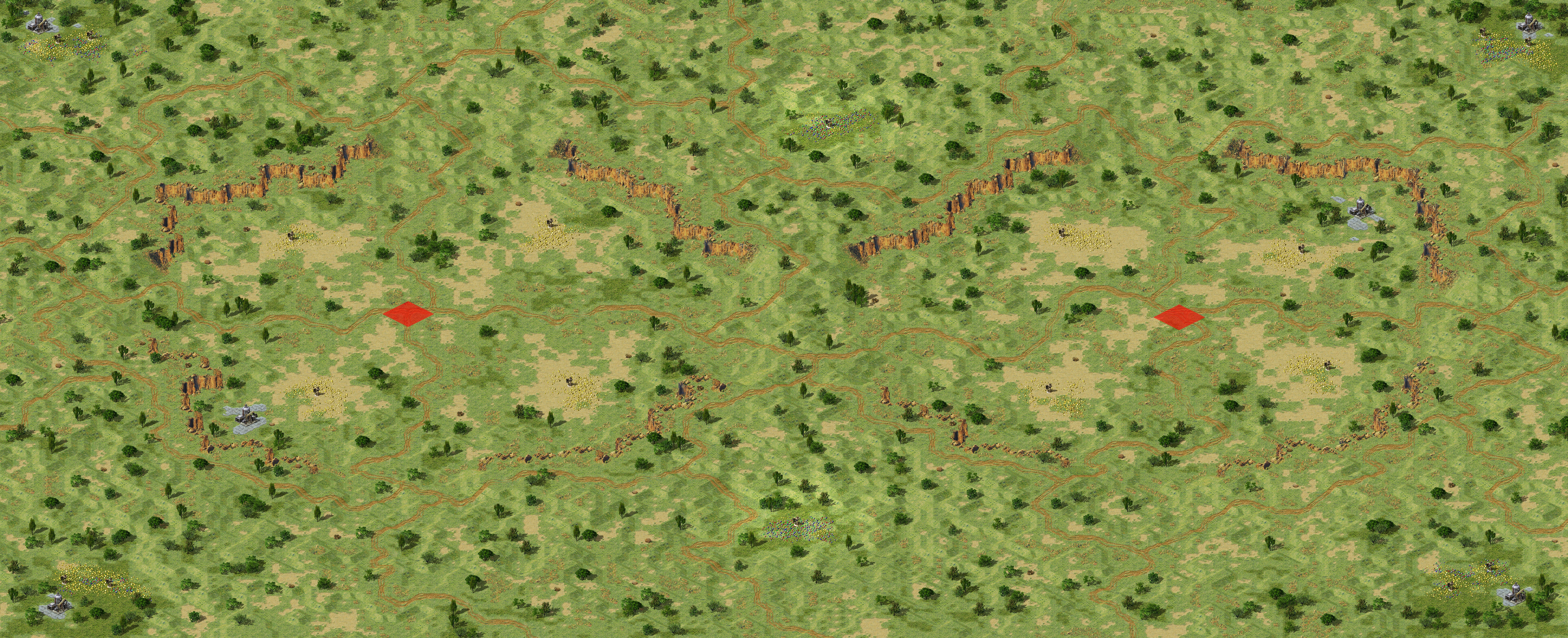 Rendered map: Enormous