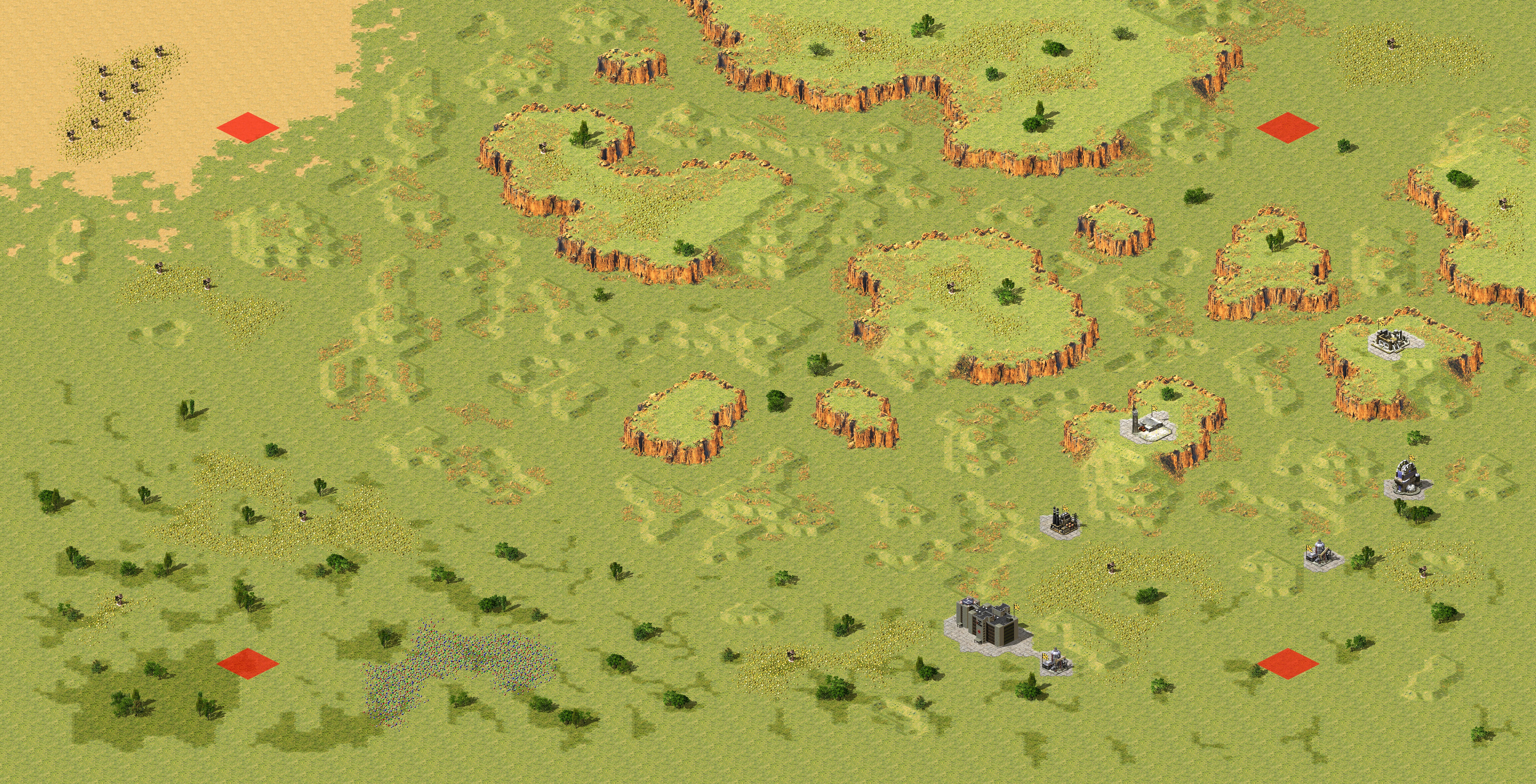 Rendered map: Unfair Battlefield