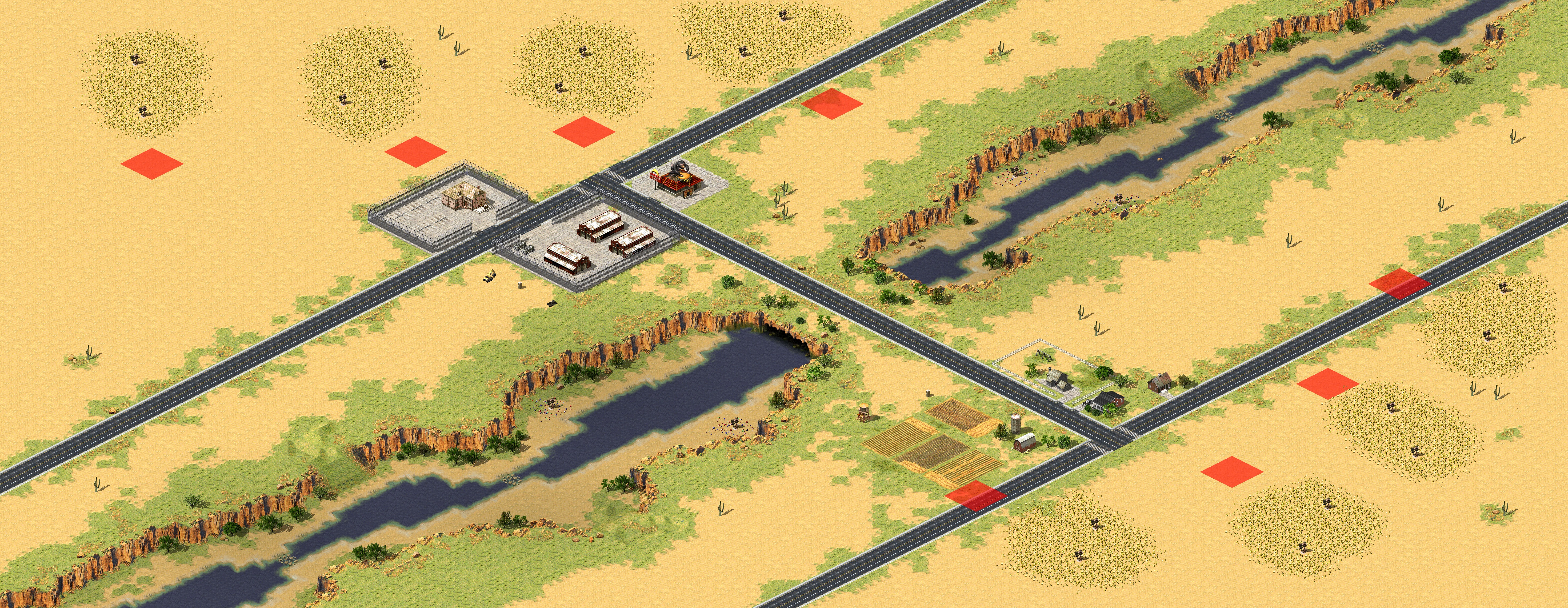 Rendered map: 乡村乐4v4