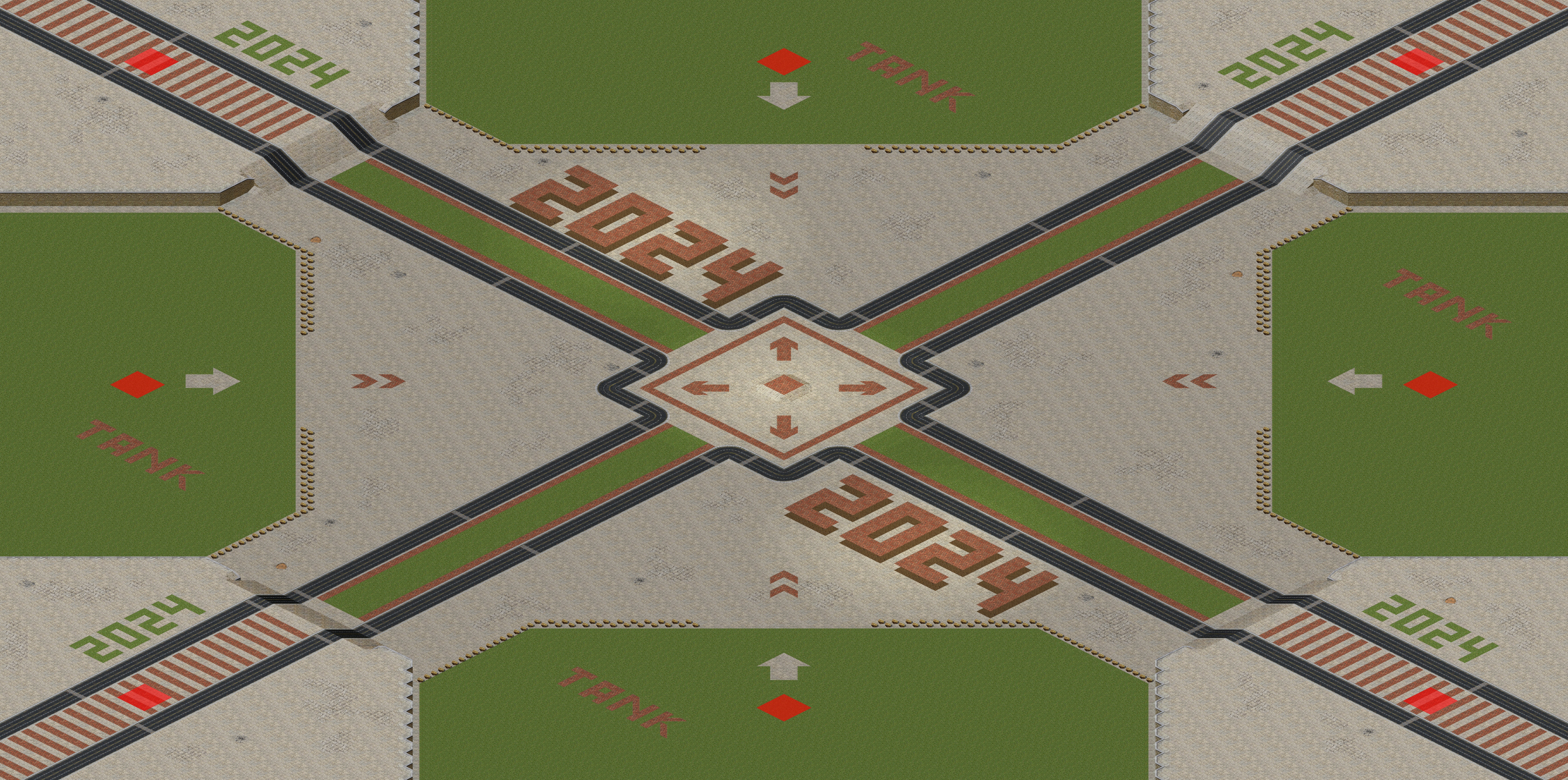 Rendered map: Tank King (Modded)