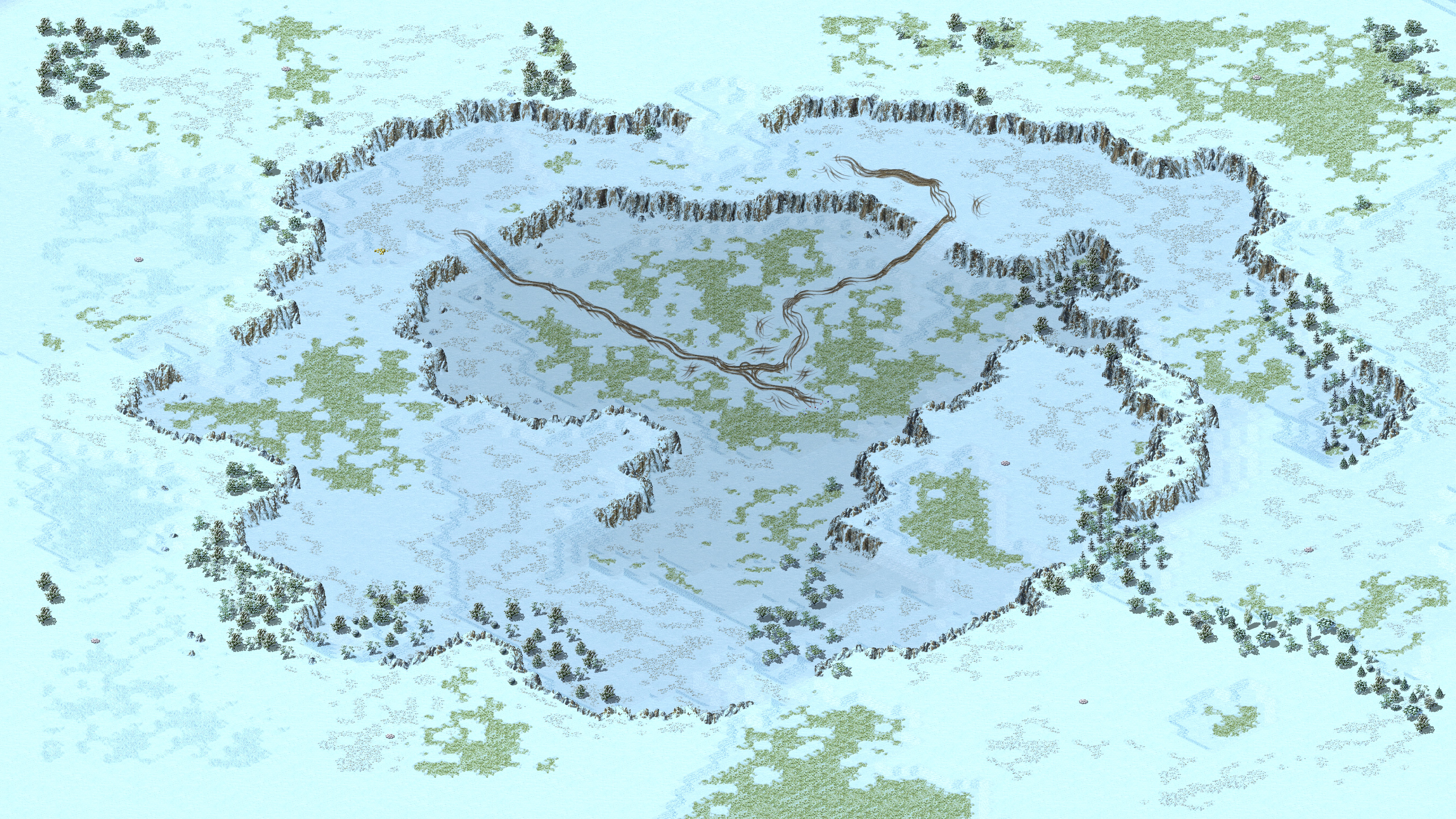 Rendered map: Lazy Tank Snowy 4v4