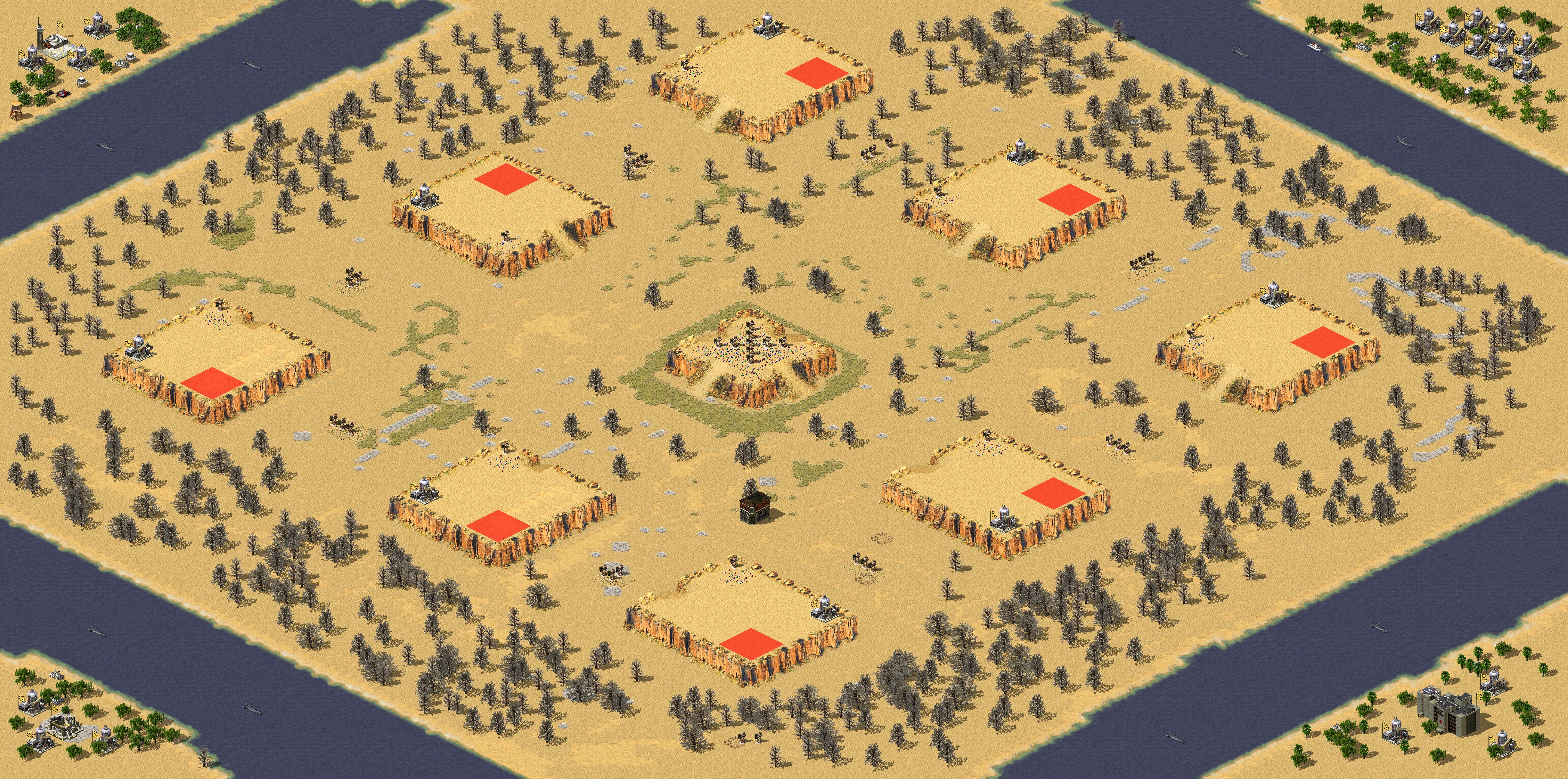 Rendered map: Great Desert 1.1