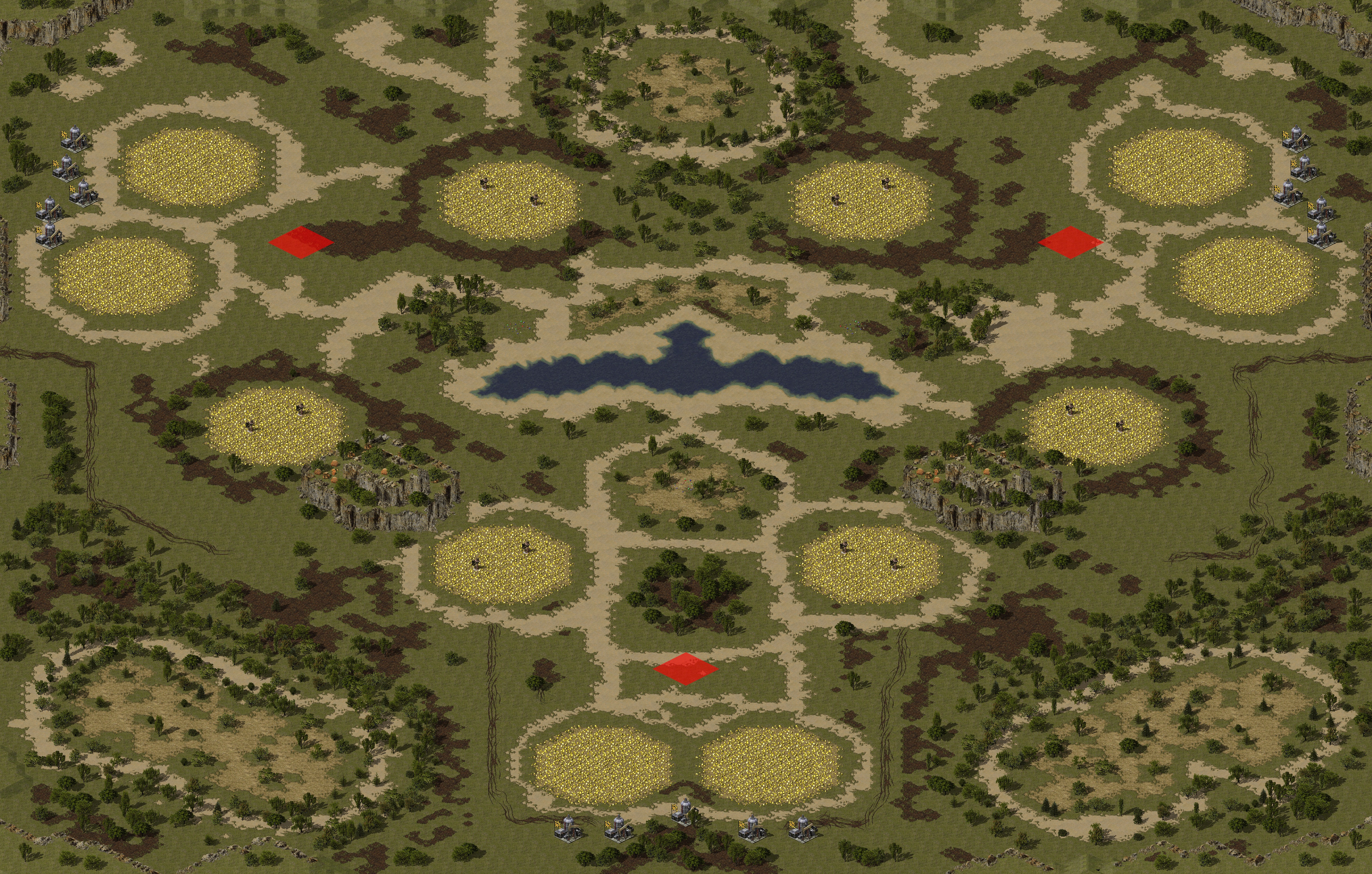 Rendered map: Forgotten Forest Action