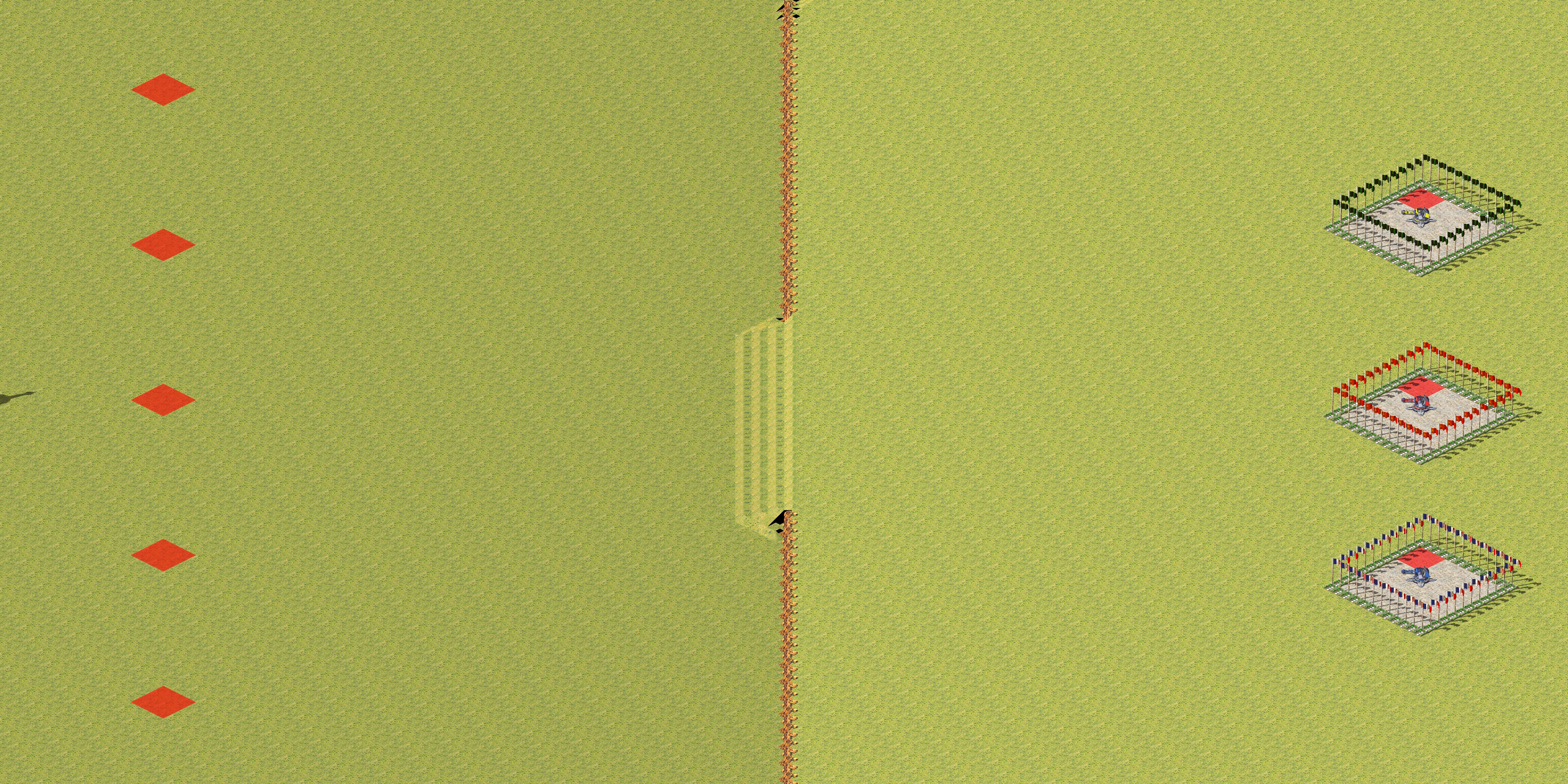 Rendered map: Tank vs Cannon 3.0