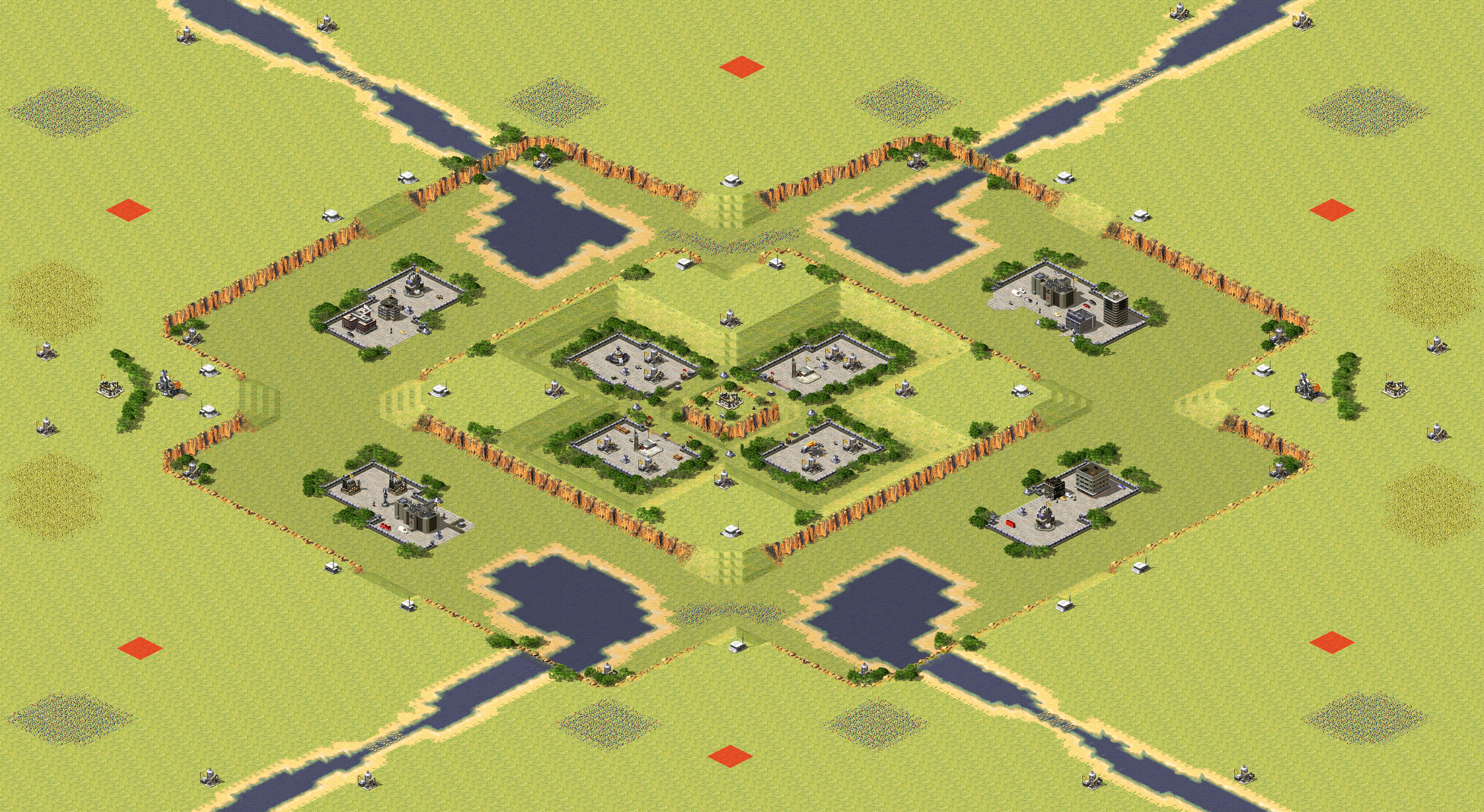 Rendered map: Falls to Nowhere