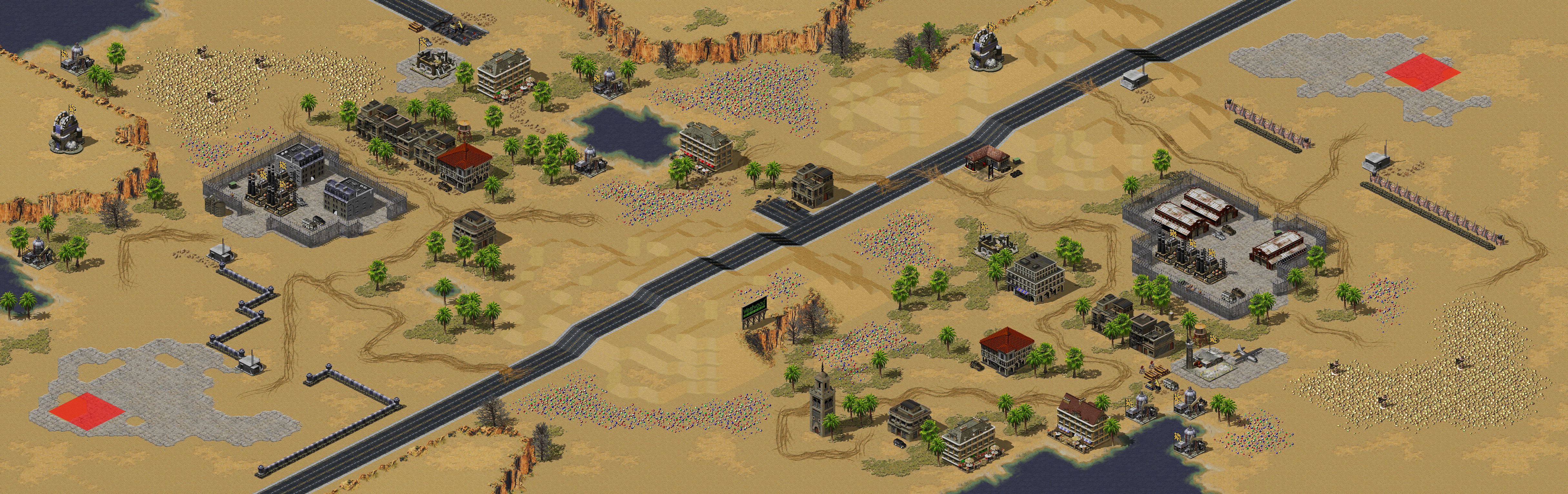 Rendered map: Desert Duel[Lion]