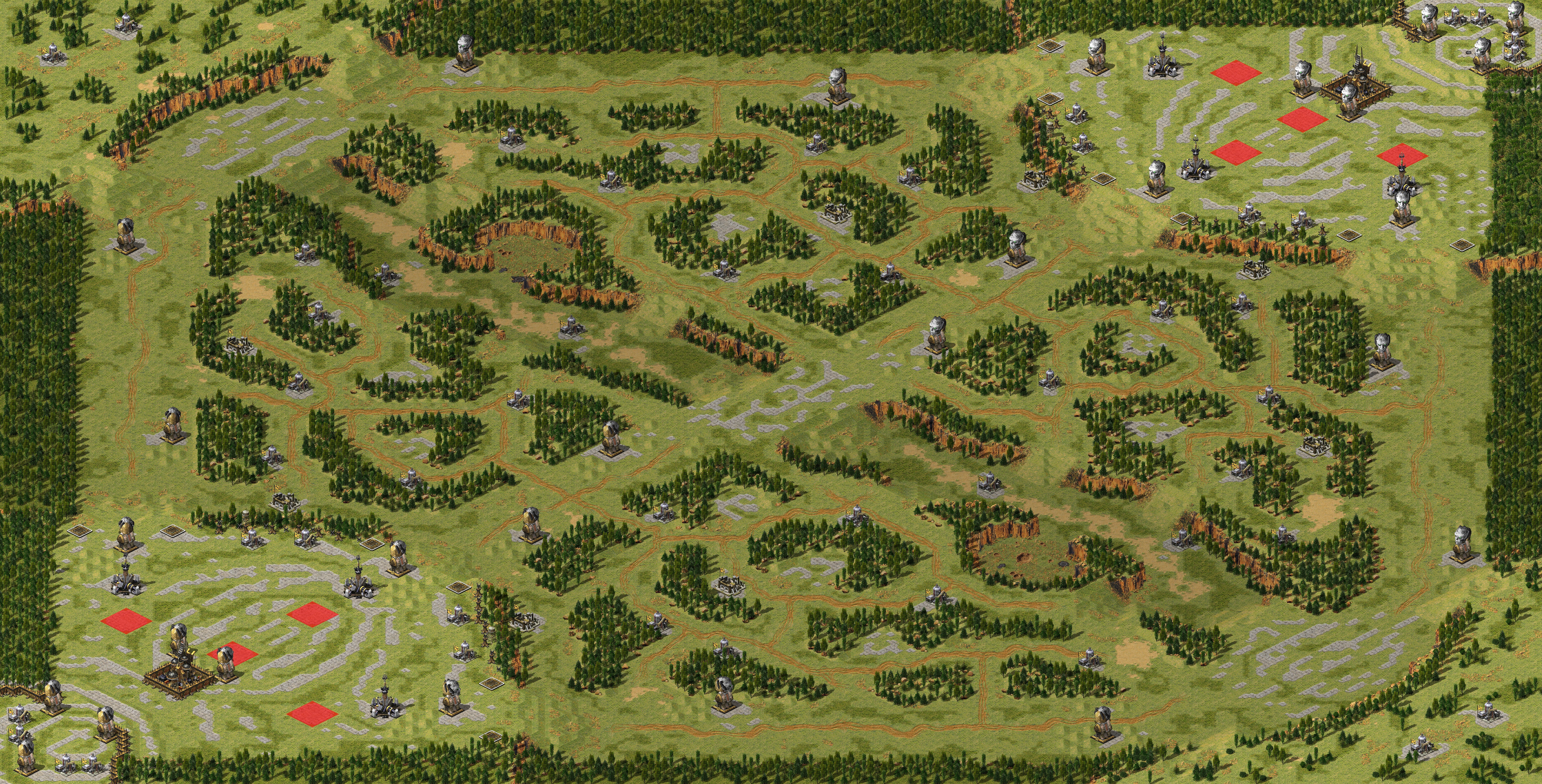 Rendered map: [8] Yuri's Online Battle Arena (YOBA) 0.10.0