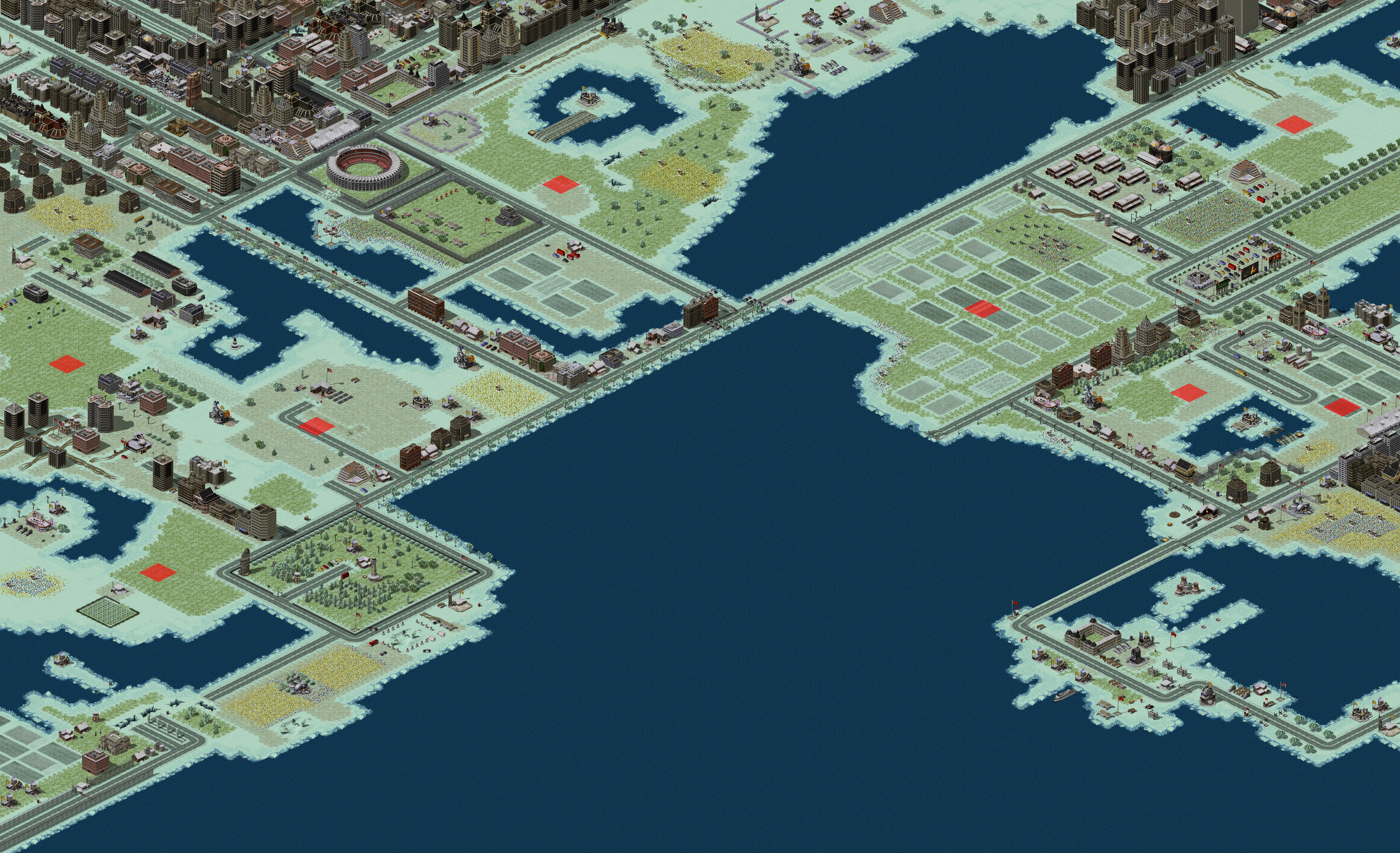Rendered map: Exploreing in America