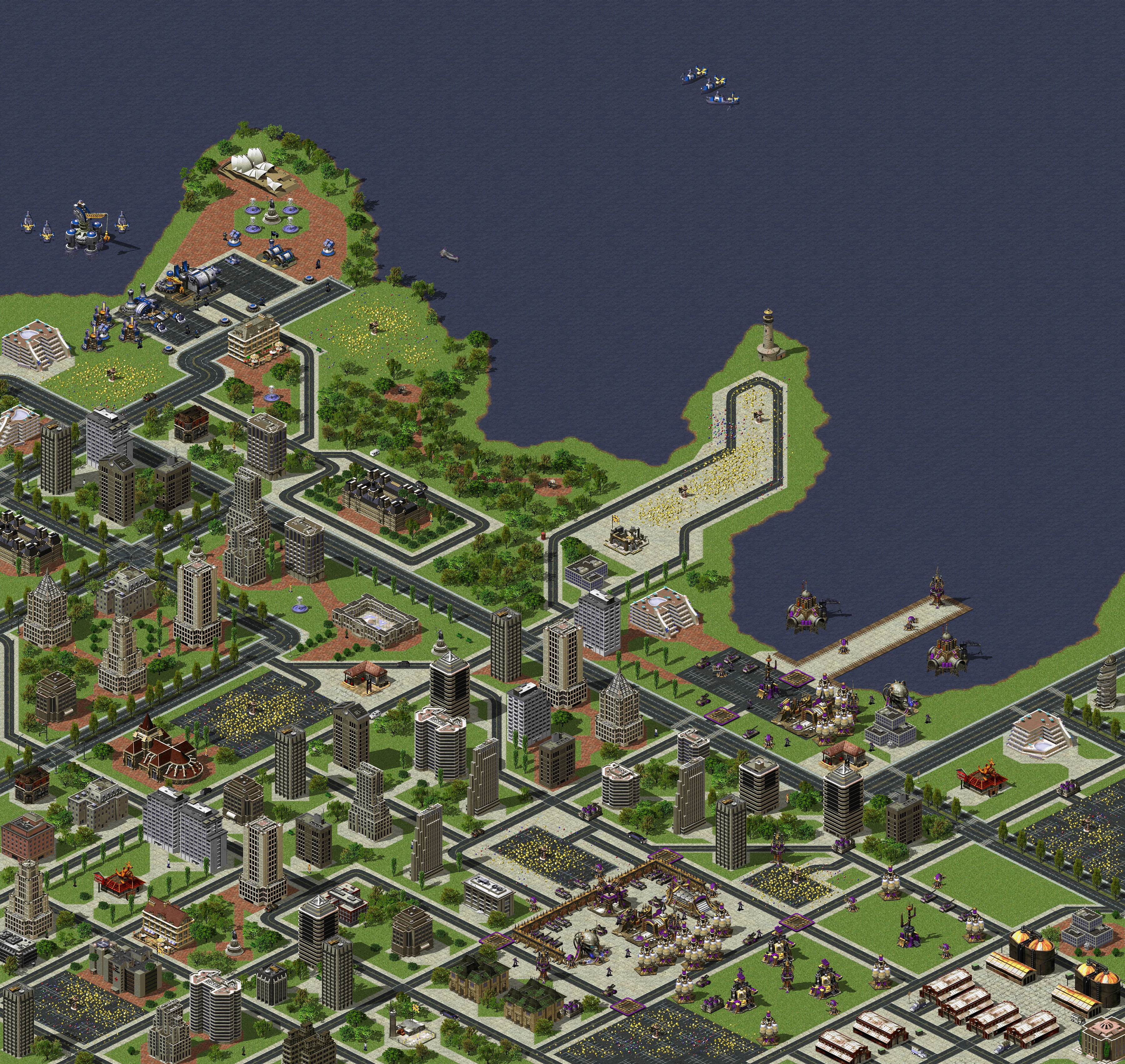 Rendered map: Operation 05 - Clones Down Under
