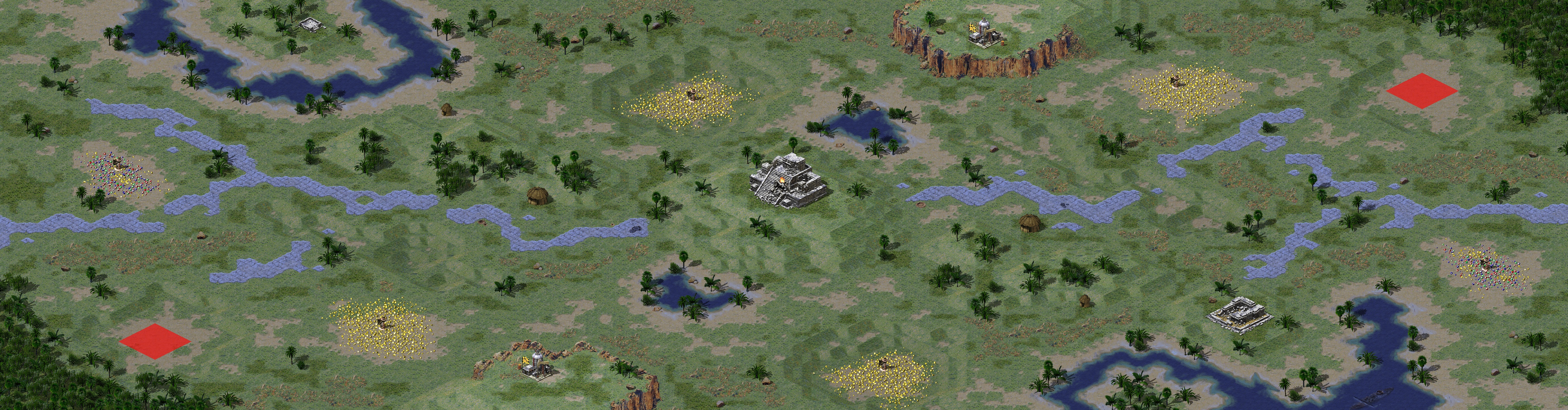 Rendered map: Tikal