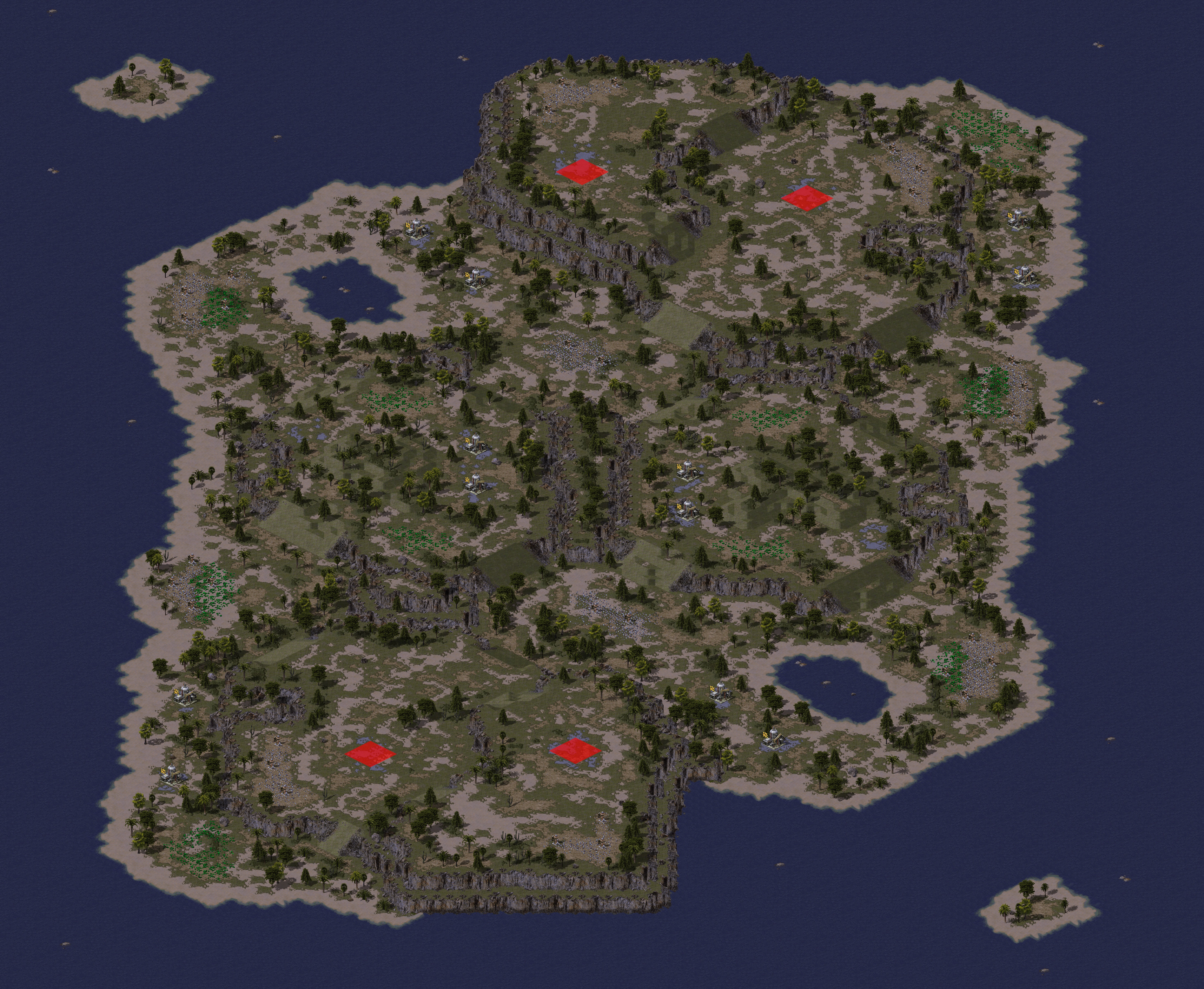 Rendered map: Tropical Nights