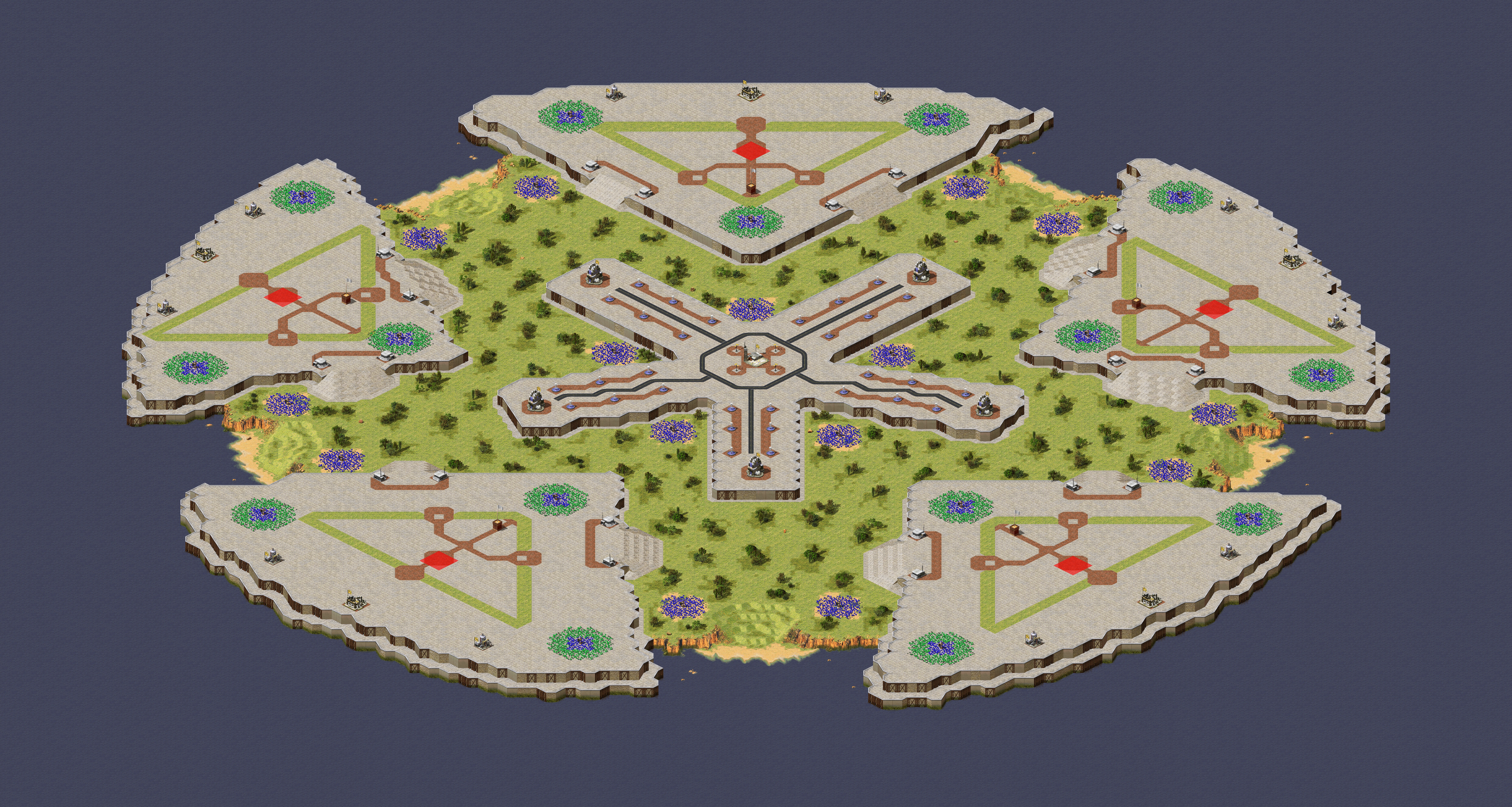 Rendered map: (5) Quinary Barrage