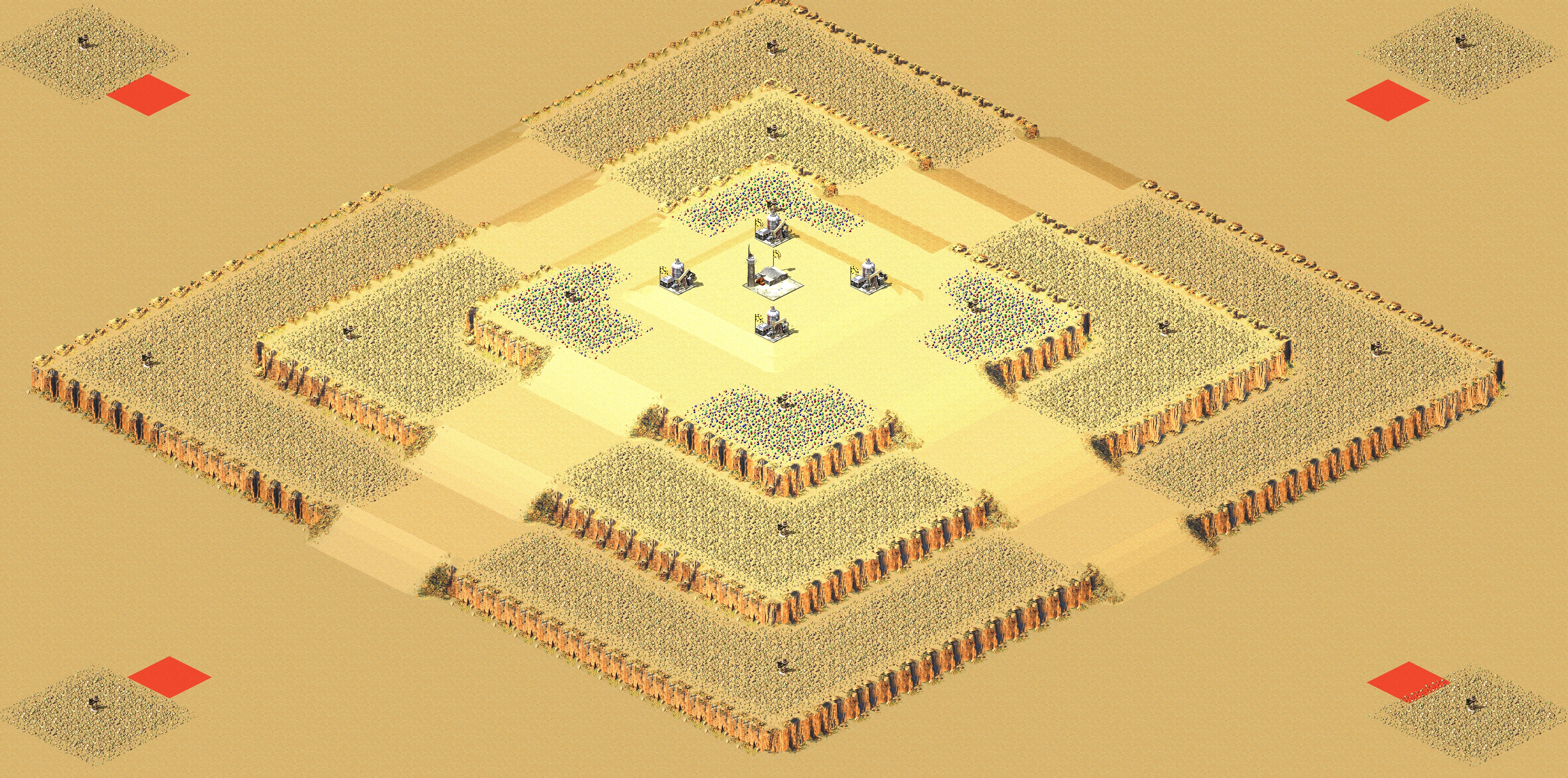 Rendered map: Pyramid Battle