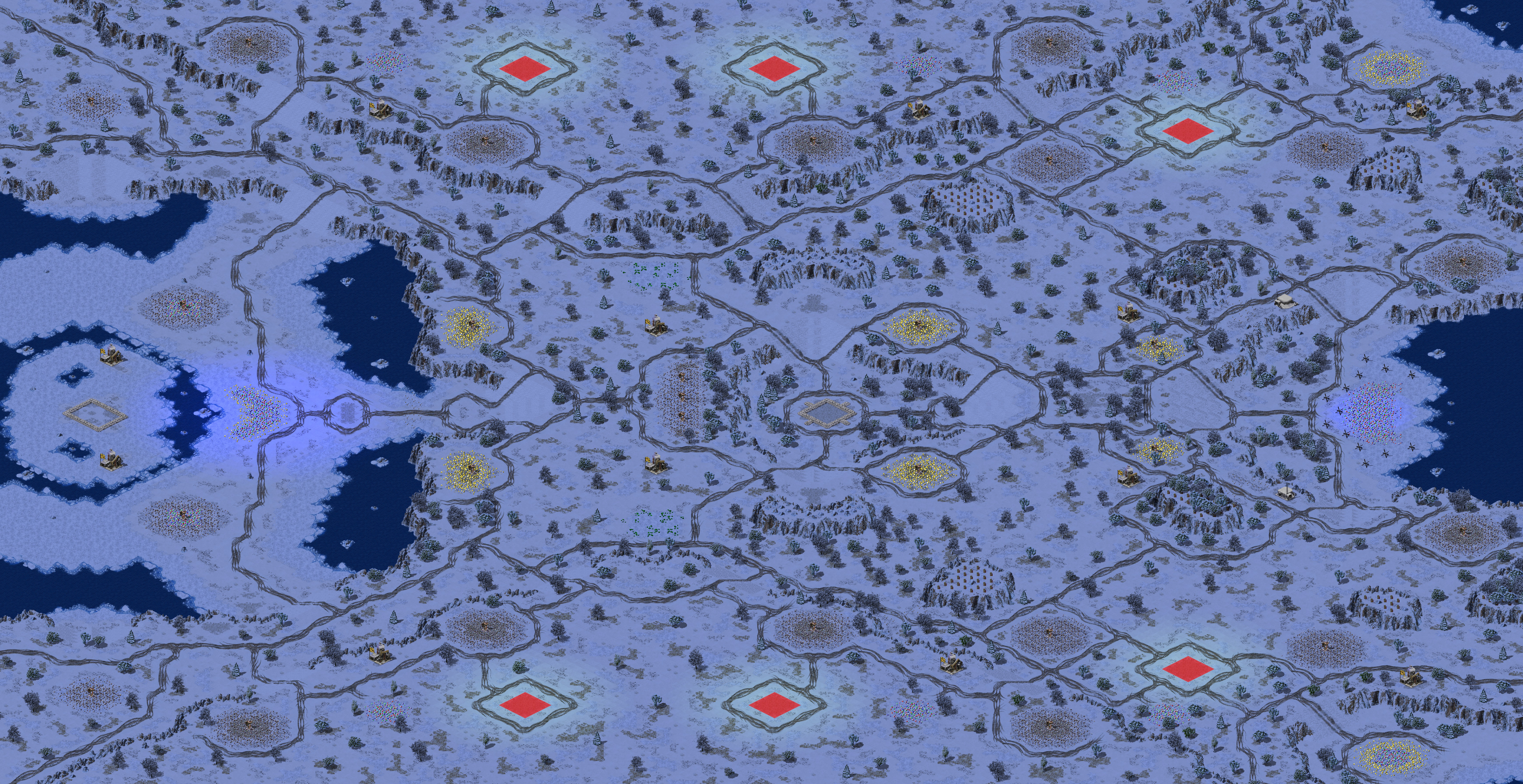 Rendered map: Blizzard Peaks