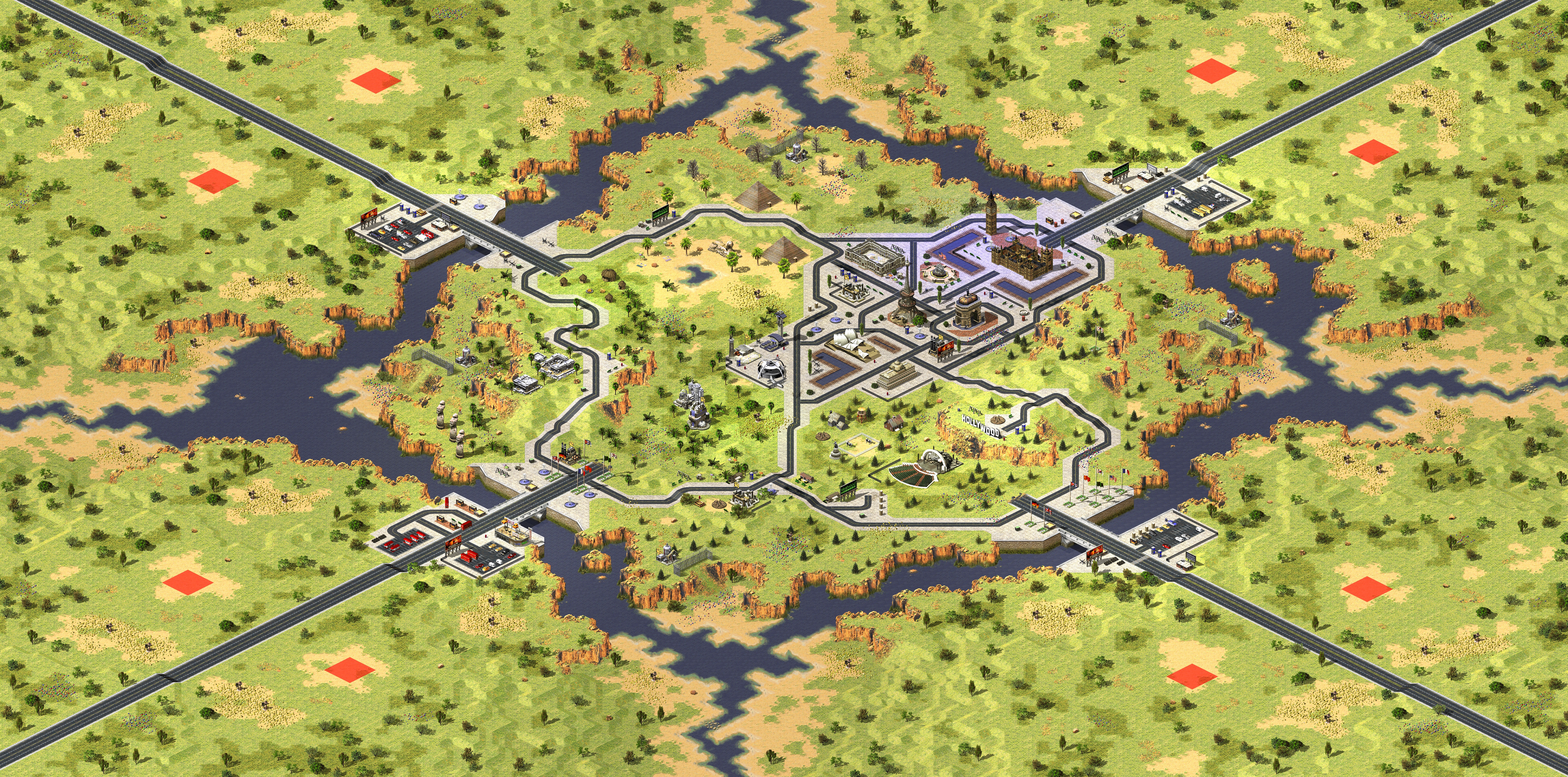 Rendered map: 世界公园