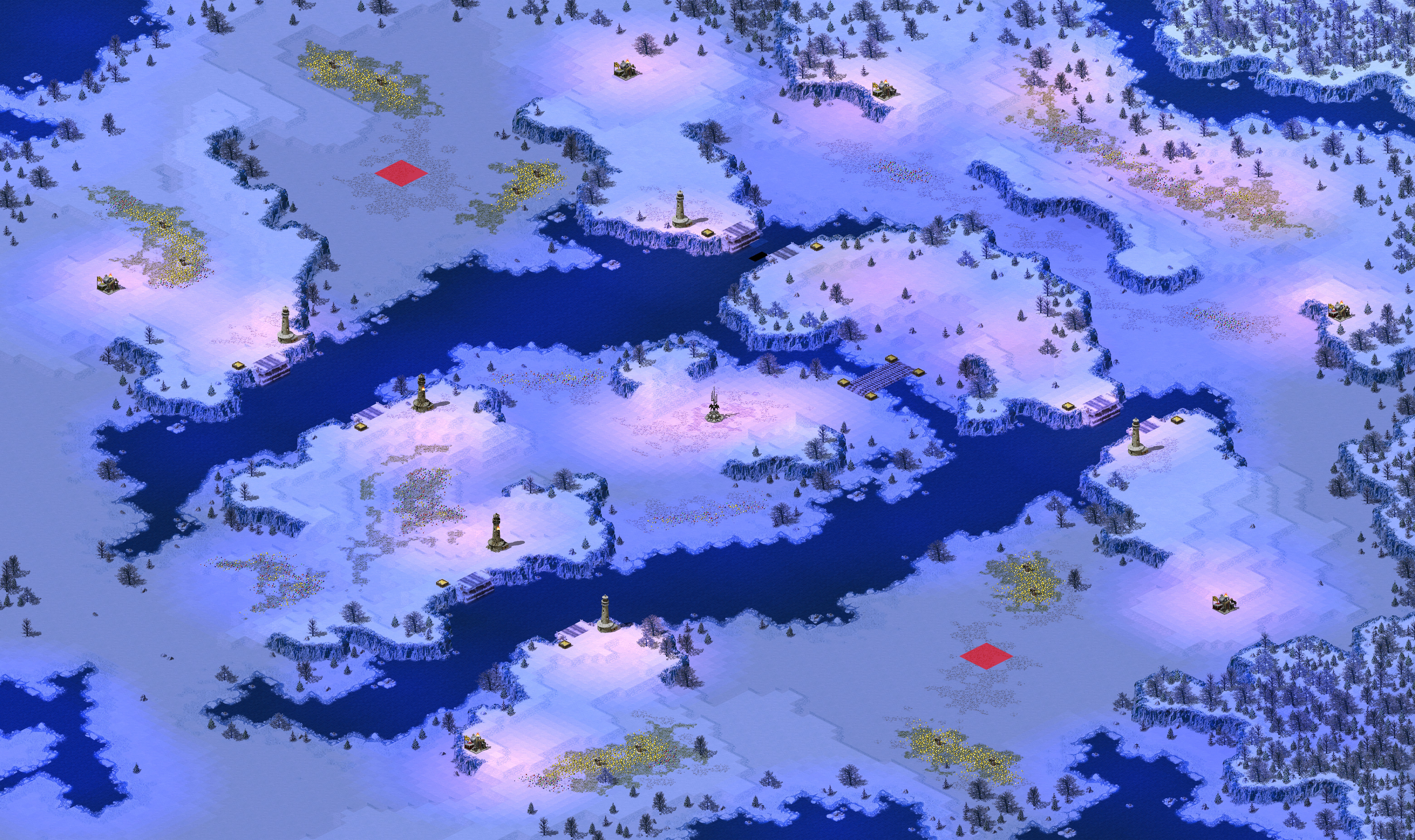 Rendered map: Frozen Throne - Wonder Edition