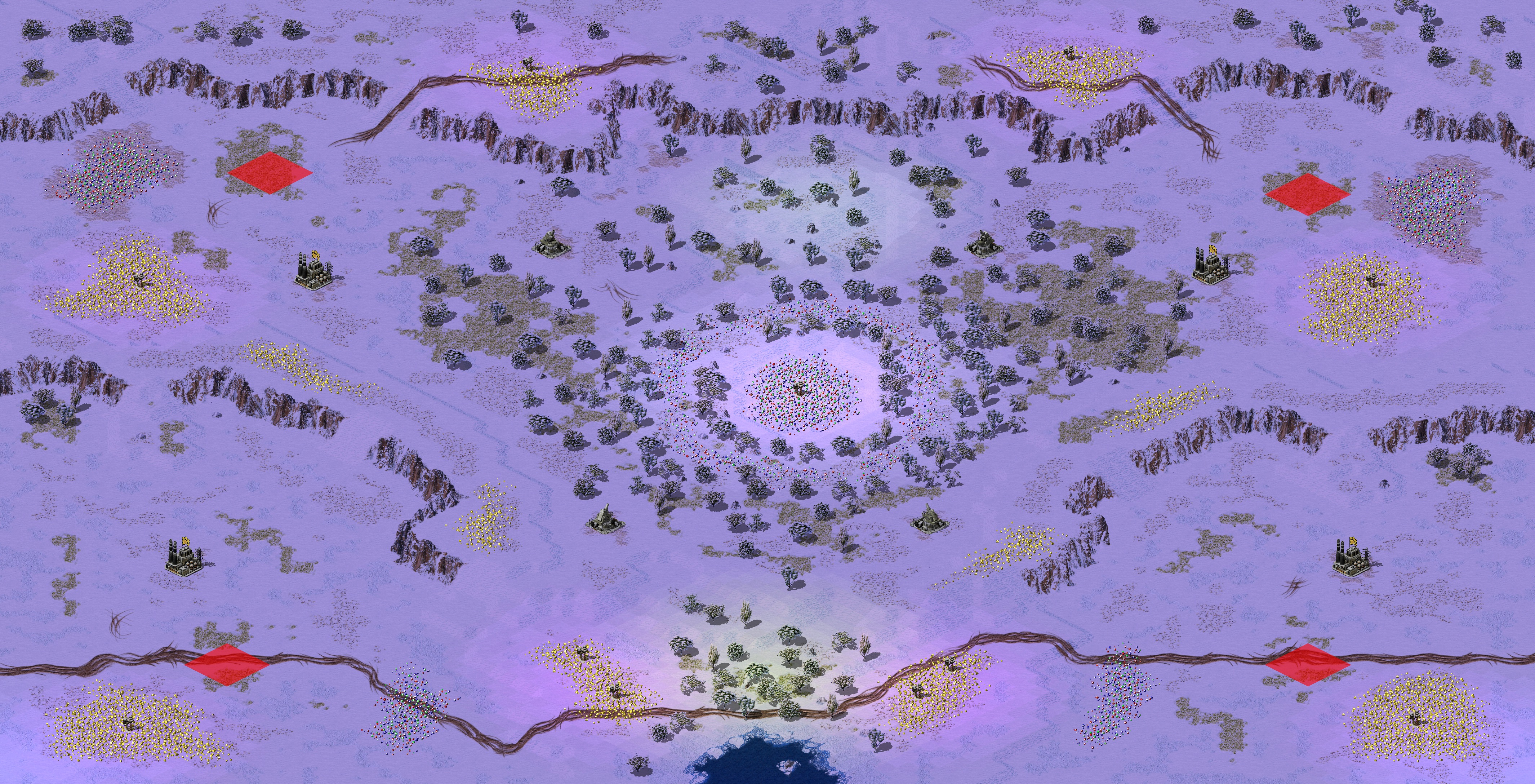 Rendered map: Frozen Badlands