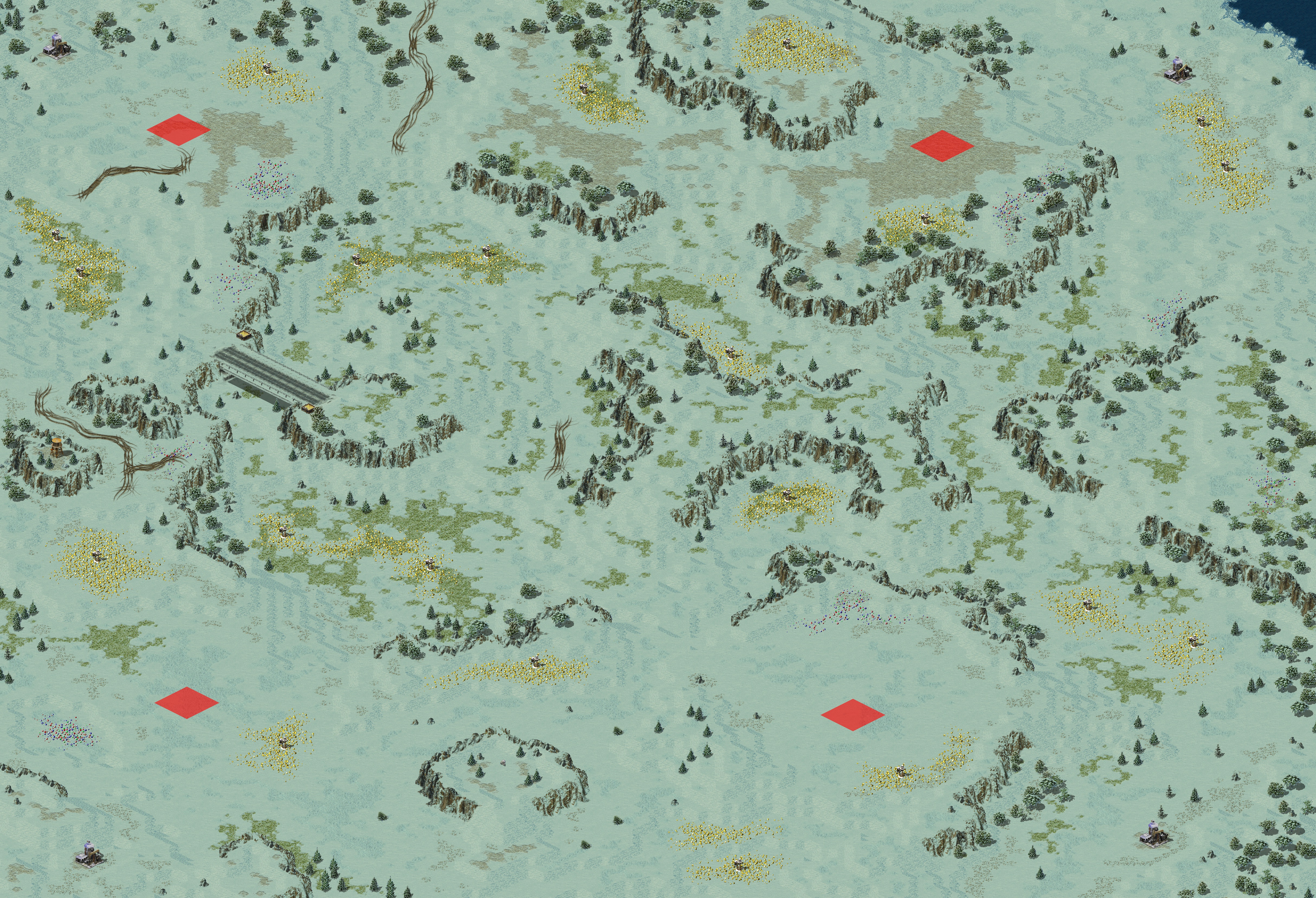 Rendered map: Caverns of Siberia