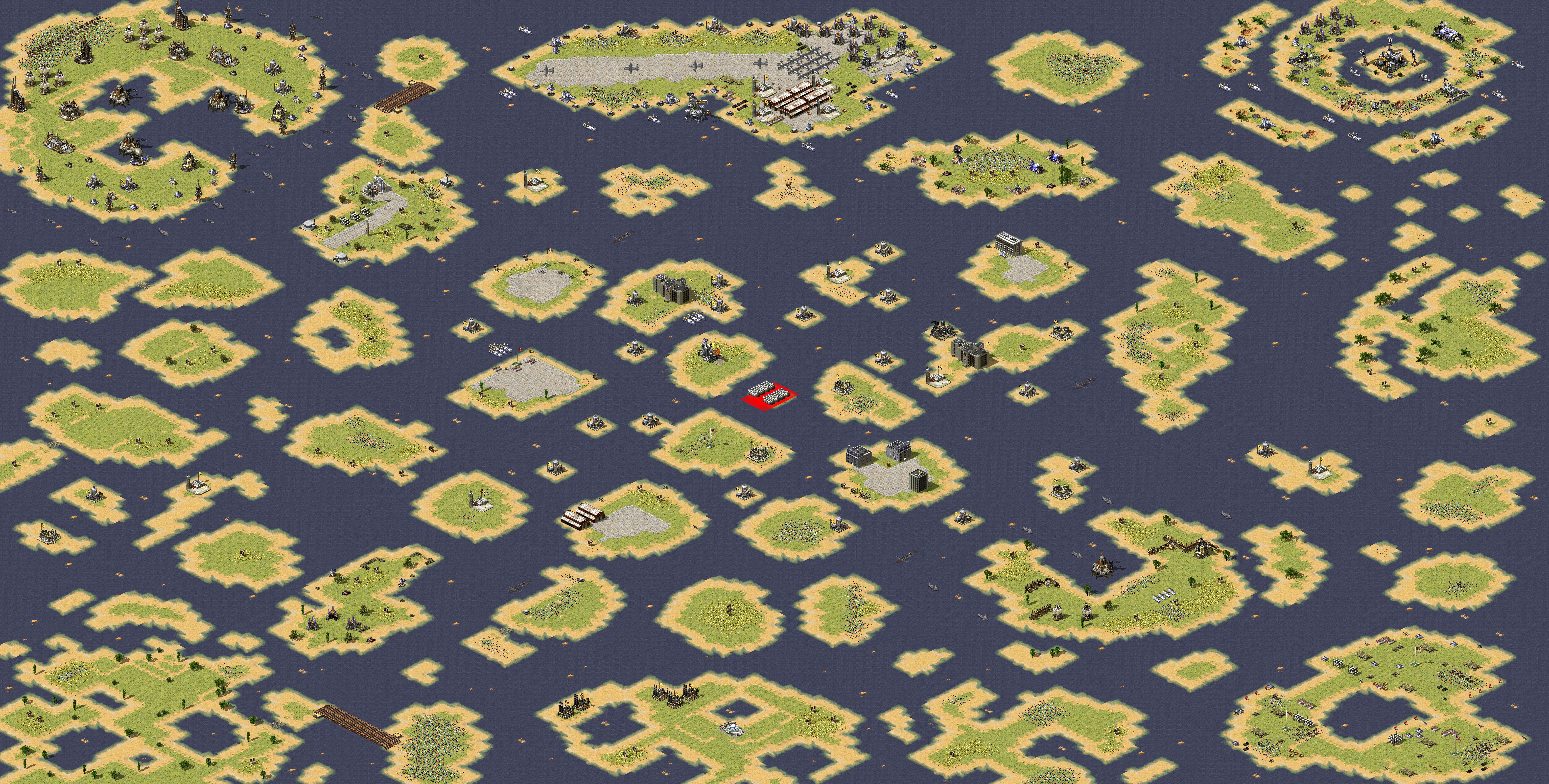 Rendered map: Island War (2)