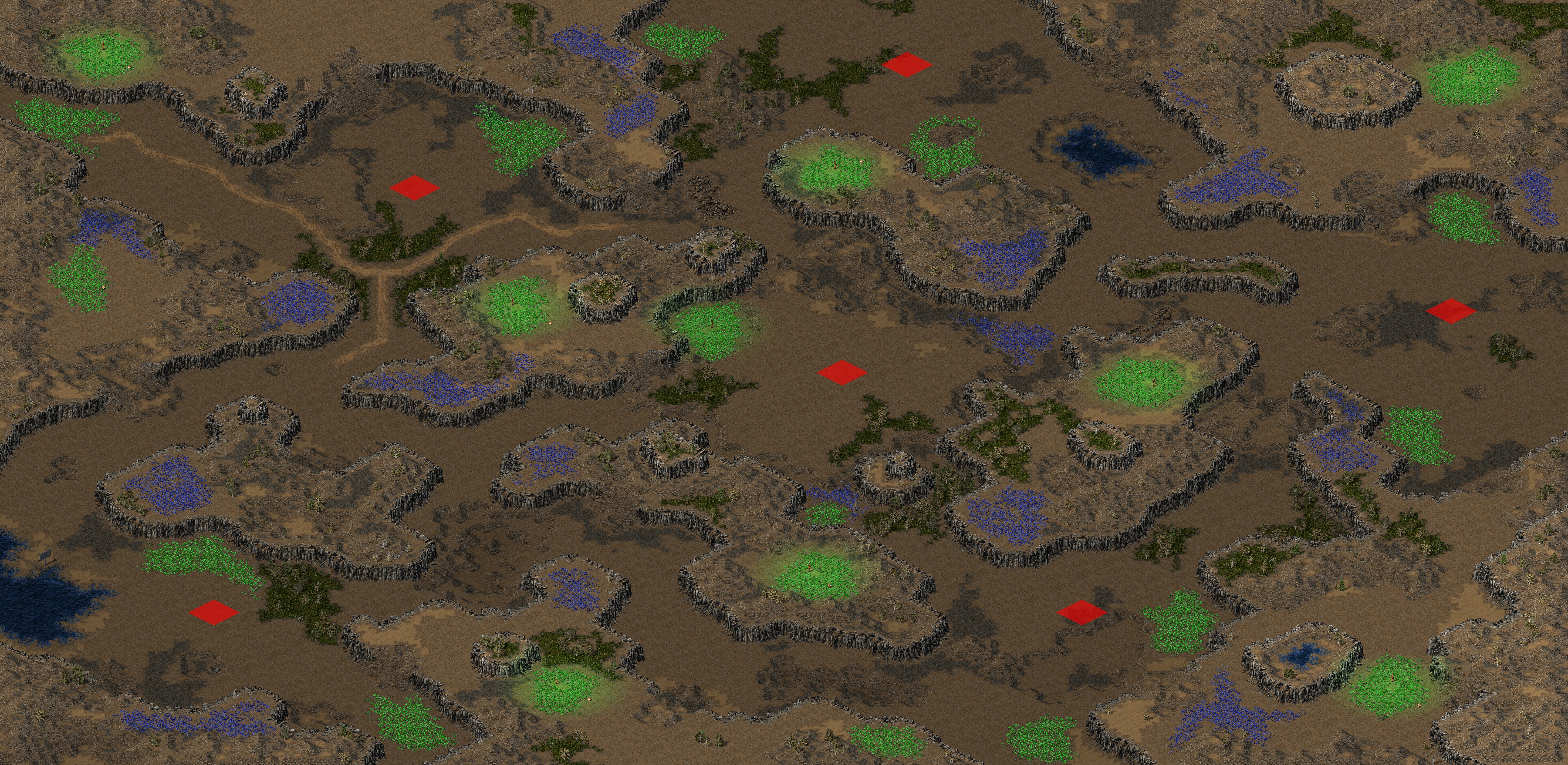 Rendered map: Cliffs of Insanity