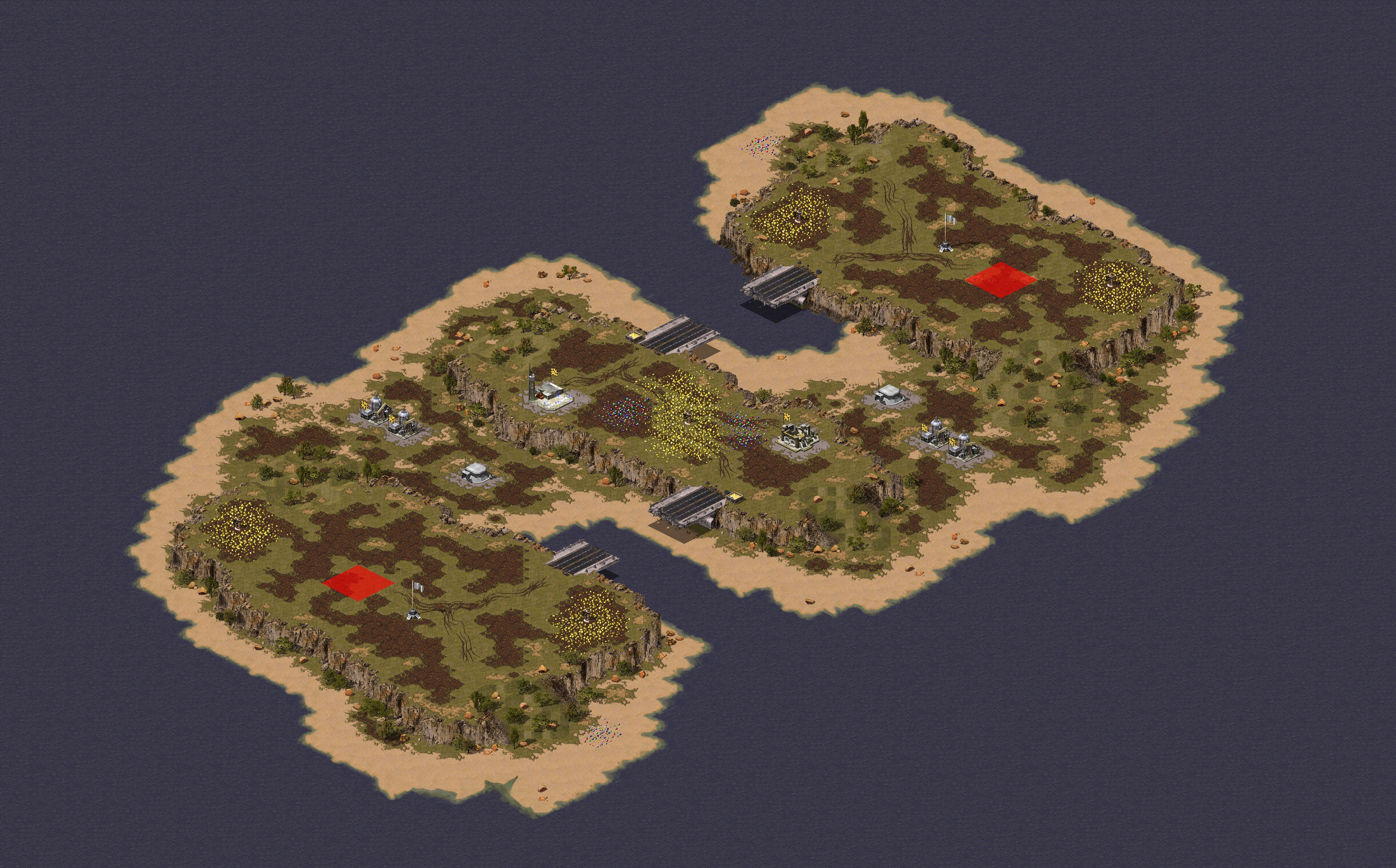Rendered map: Twin Peaks