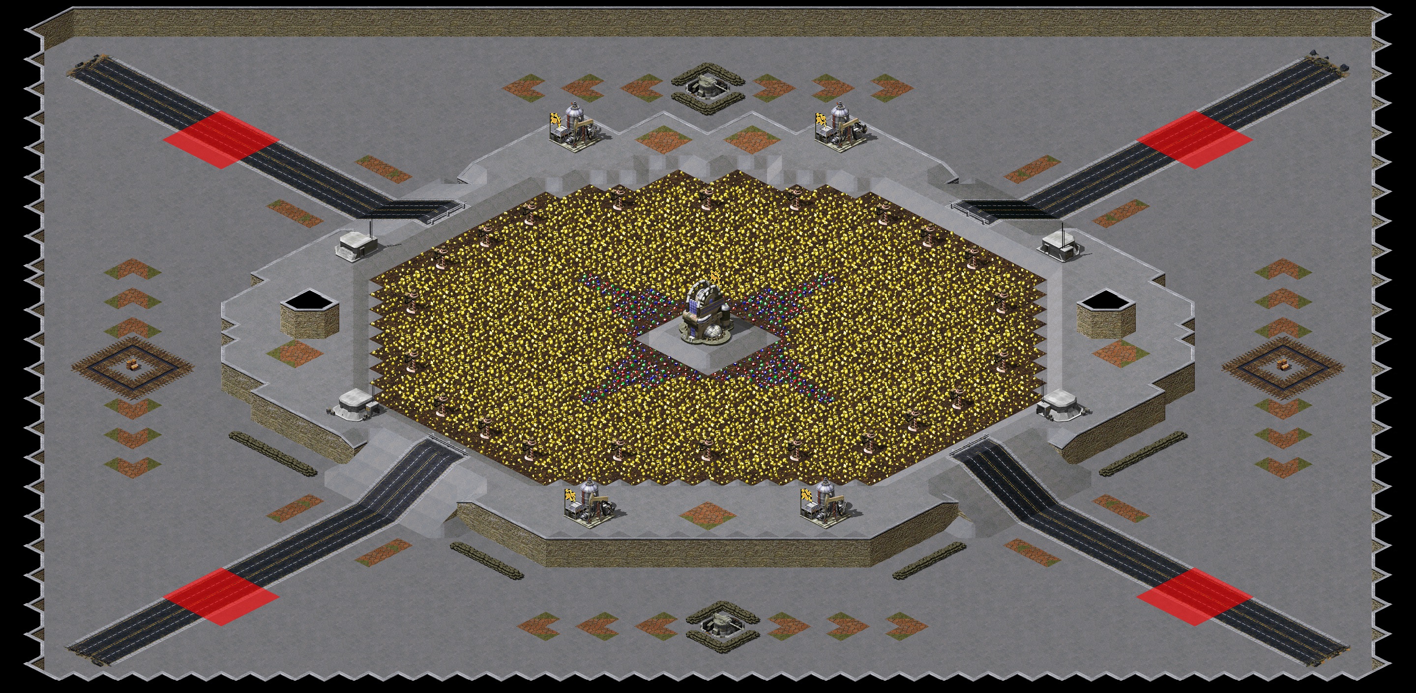 Rendered map: circlepit