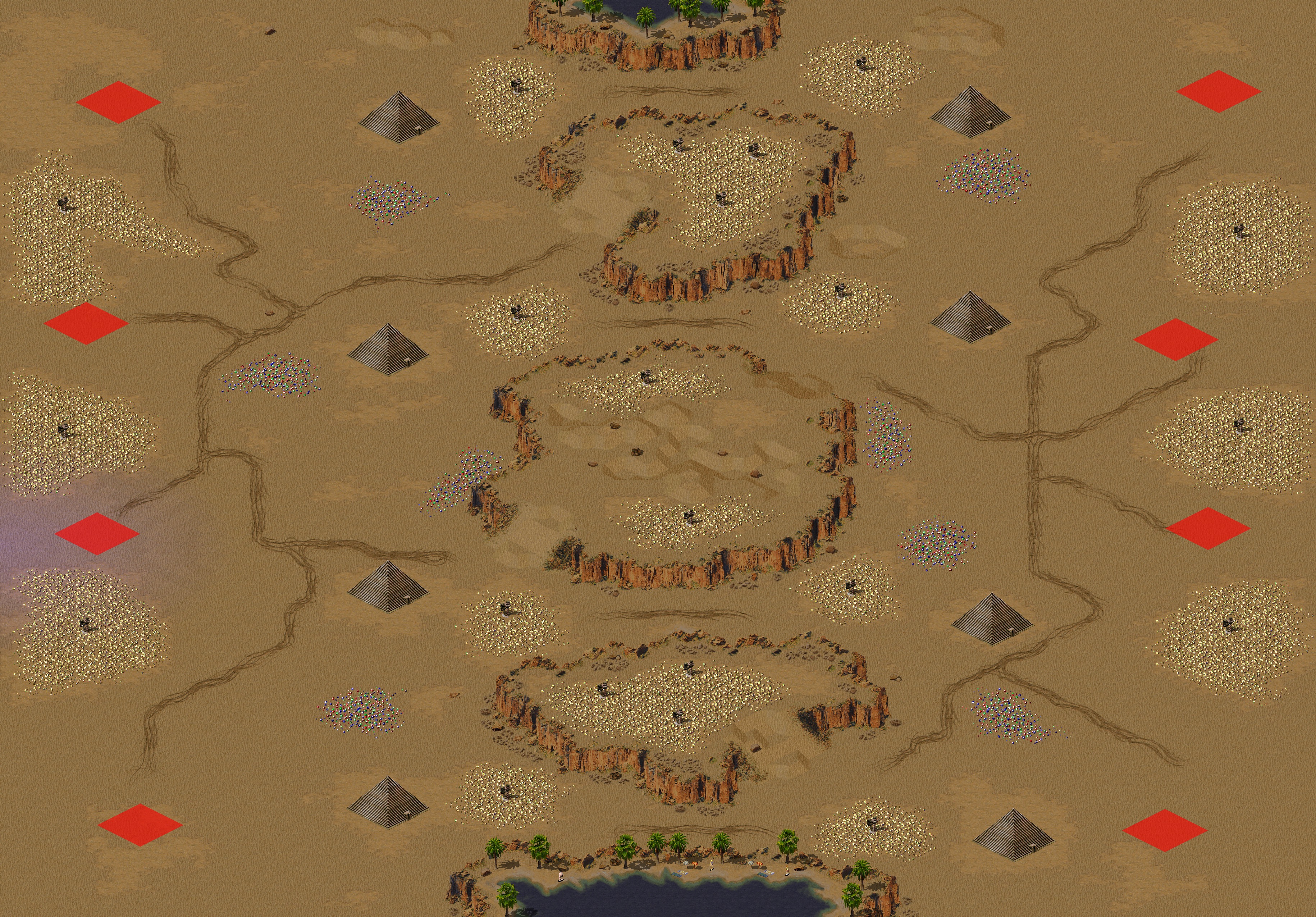 Rendered map: Egyptian Journey 4v4 - Tournament