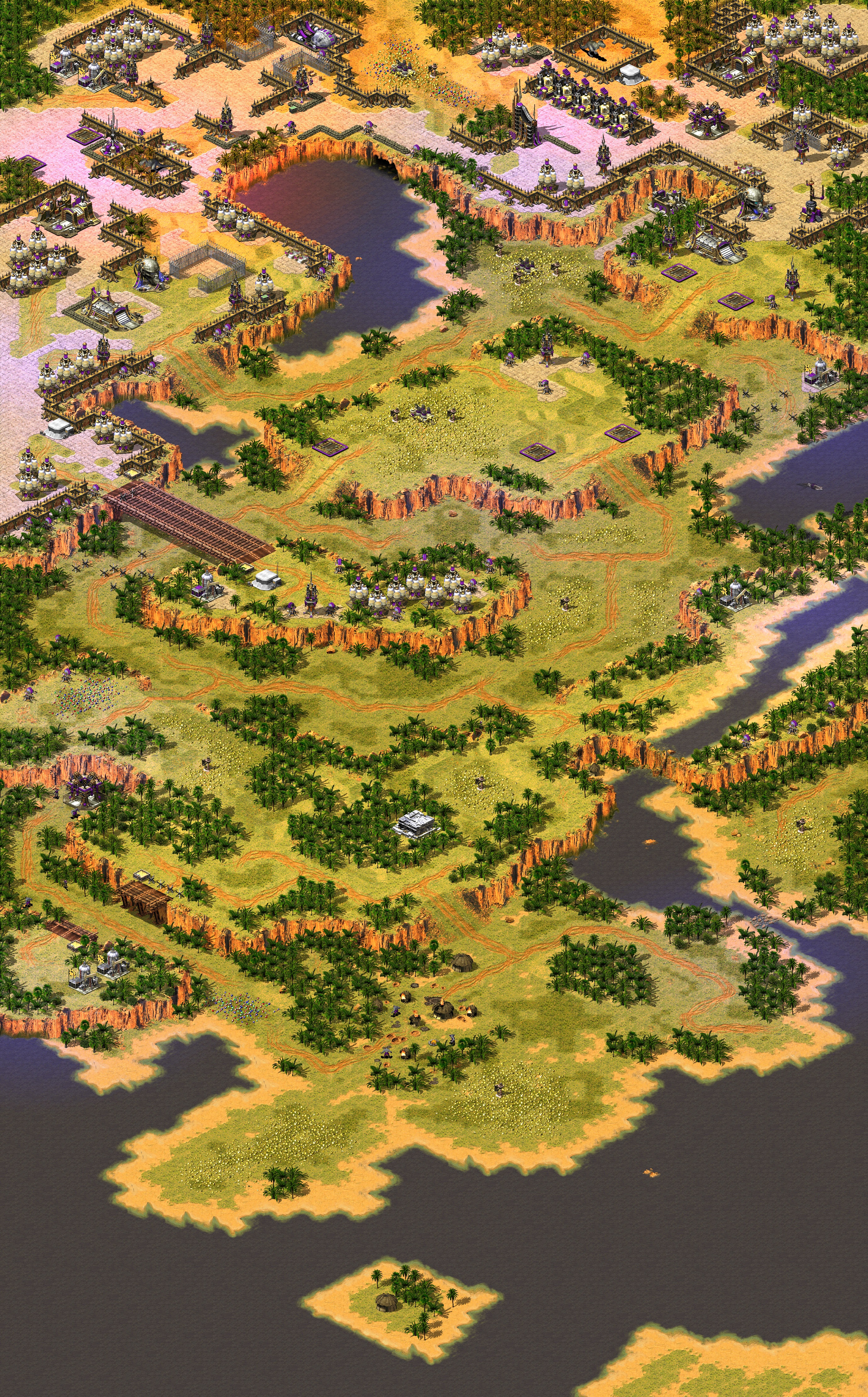 Rendered map: fierce intent