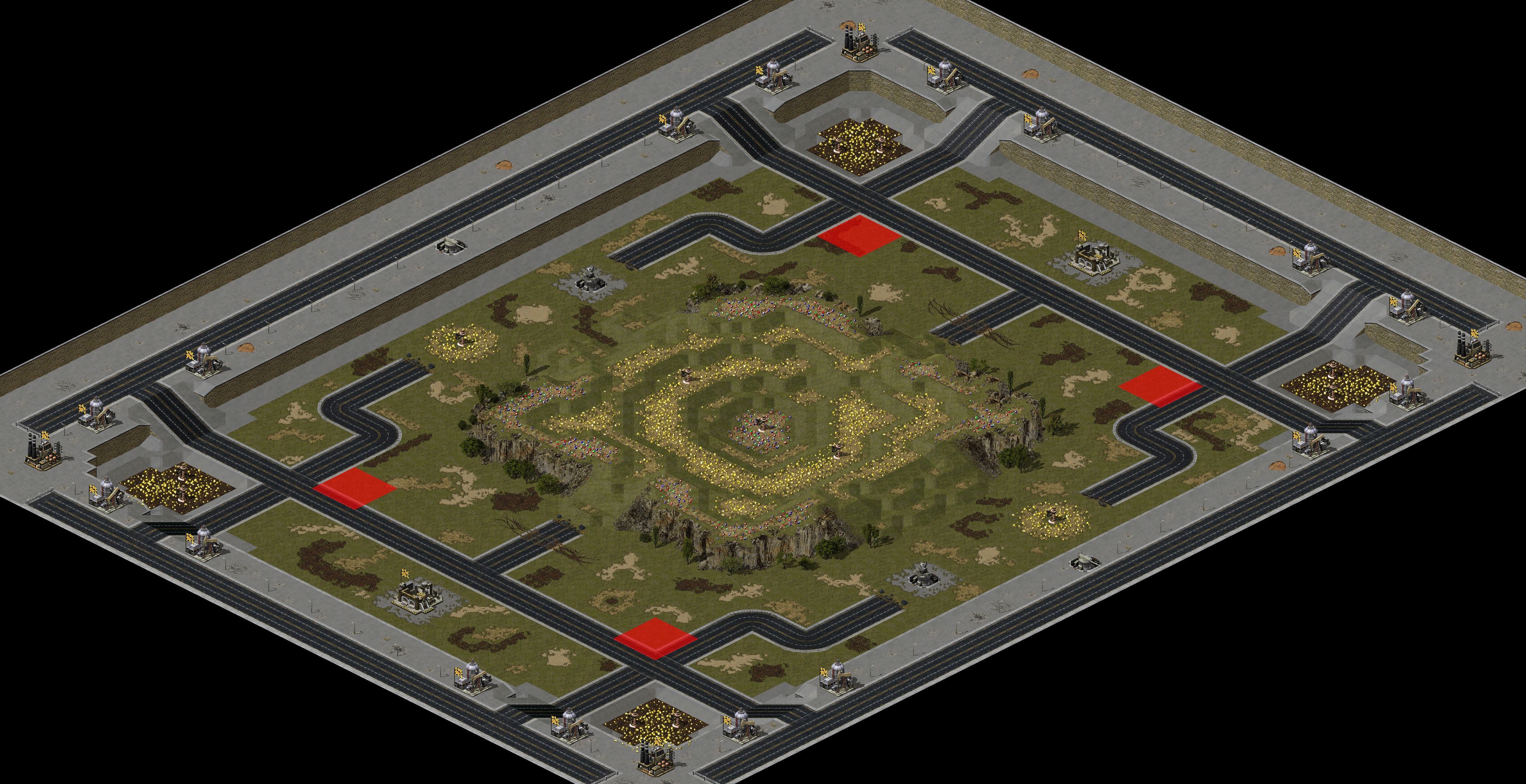 Rendered map: [4] AcheronTech Arena