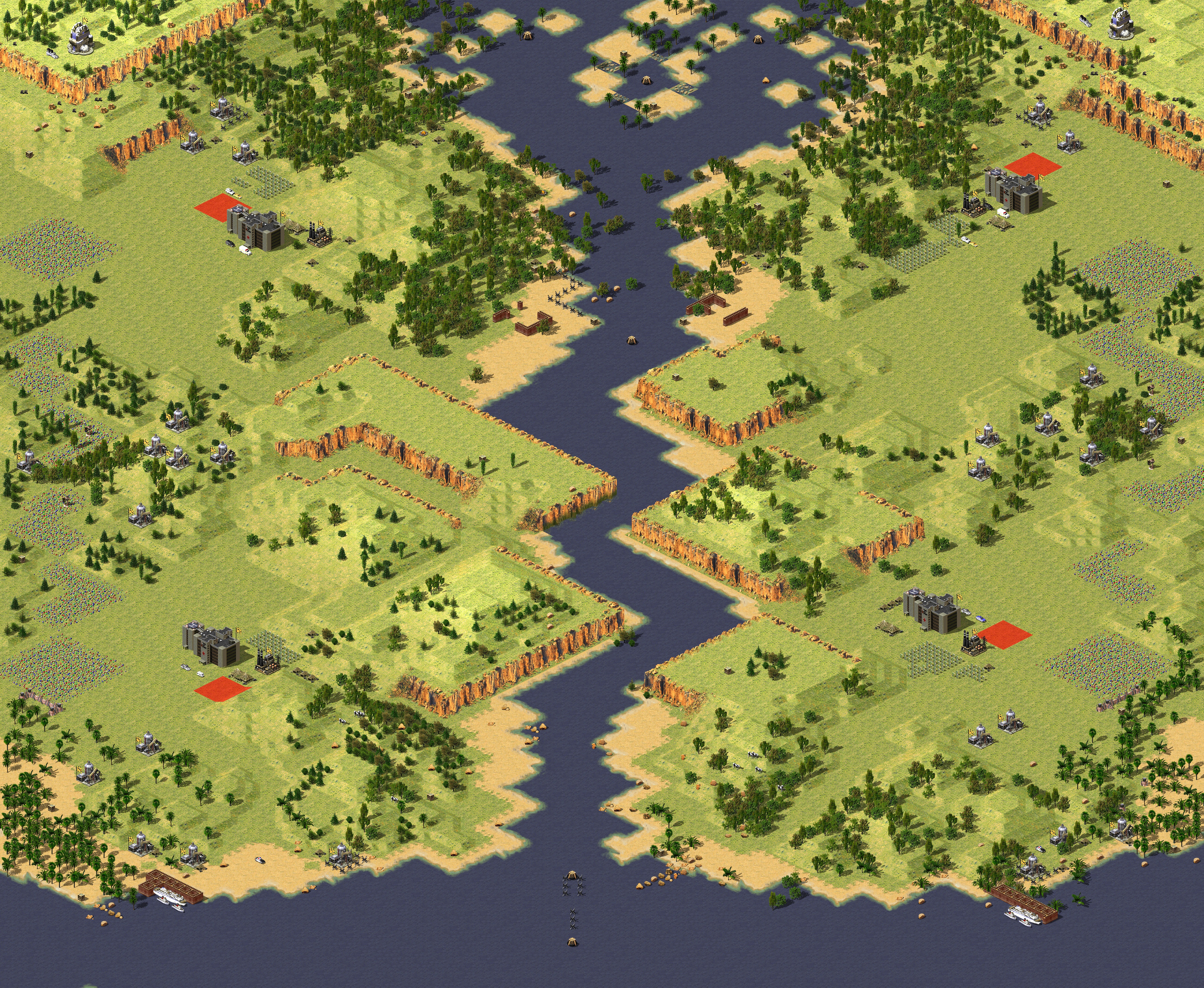 Rendered map: TERRA FIRMA REALISTICA    realistic terrain map