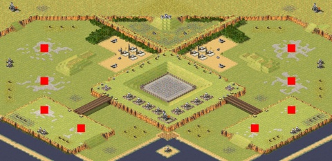 Rendered preview of 4v4 Seize City