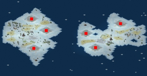 Rendered preview of Large Island Chain 3v3