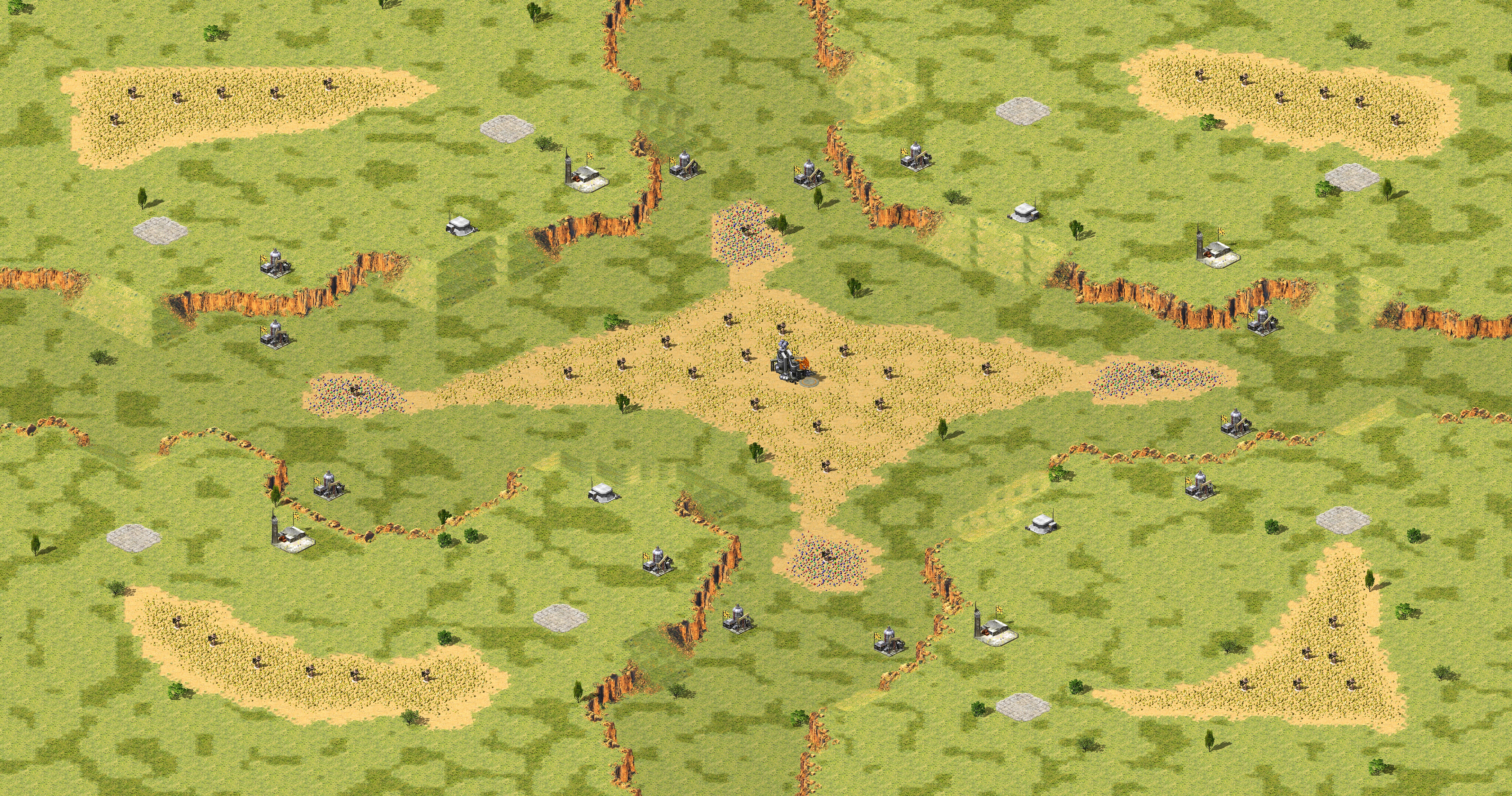 Rendered map: 2025 Melee - Mountain Valley (4)