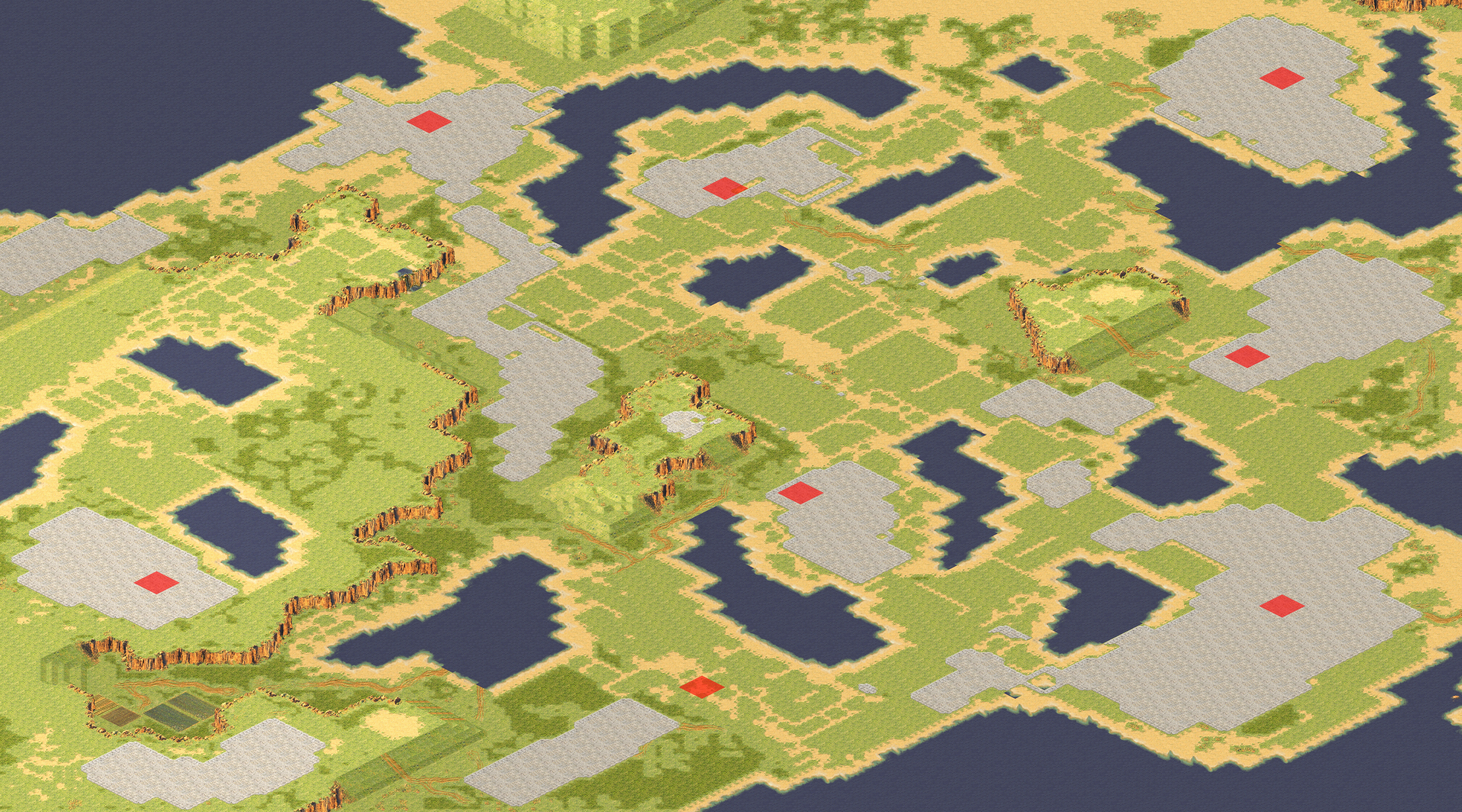 Rendered map: Tank Wide Road No High Ground