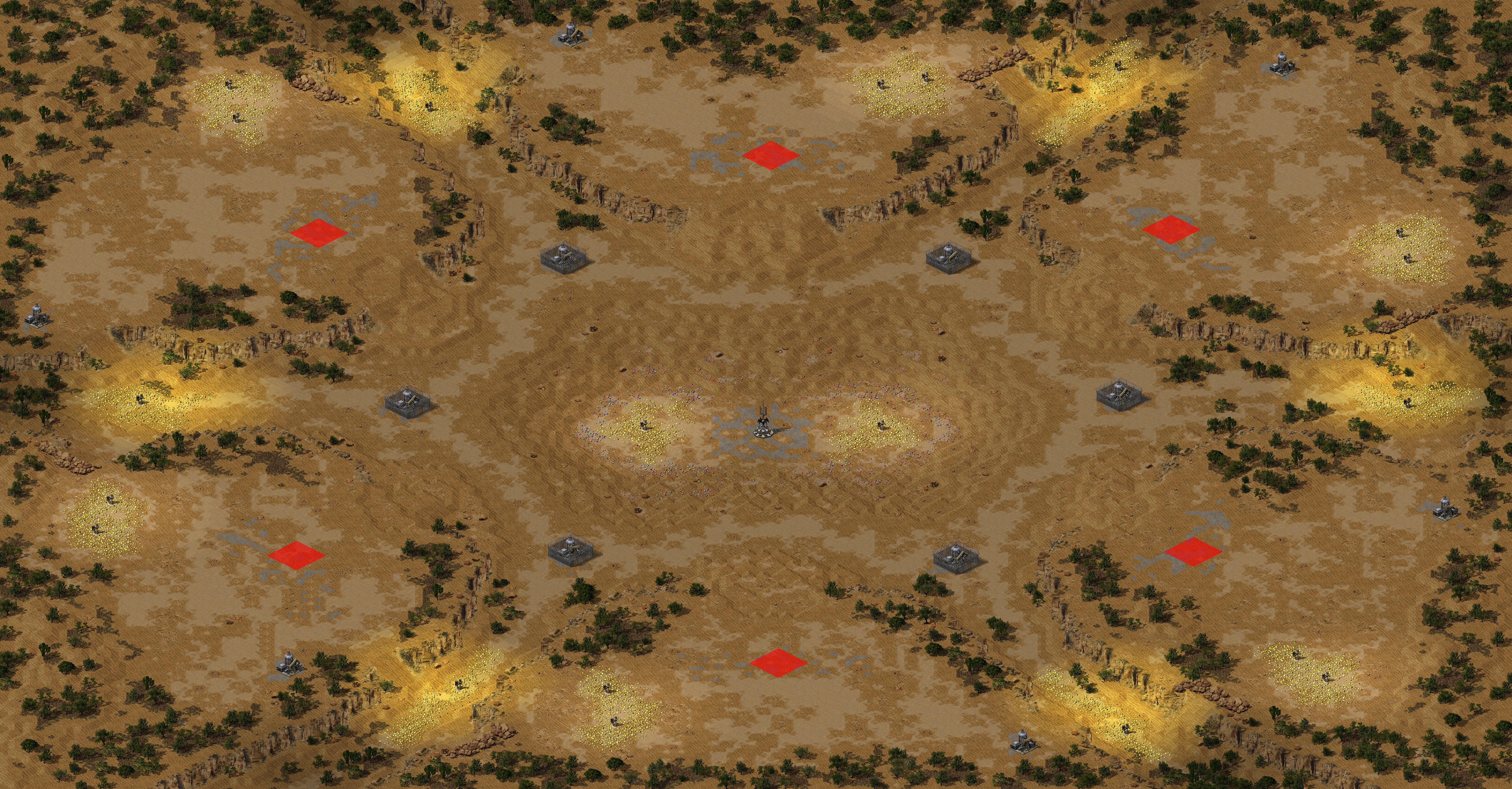 Rendered map: DEFCON Six