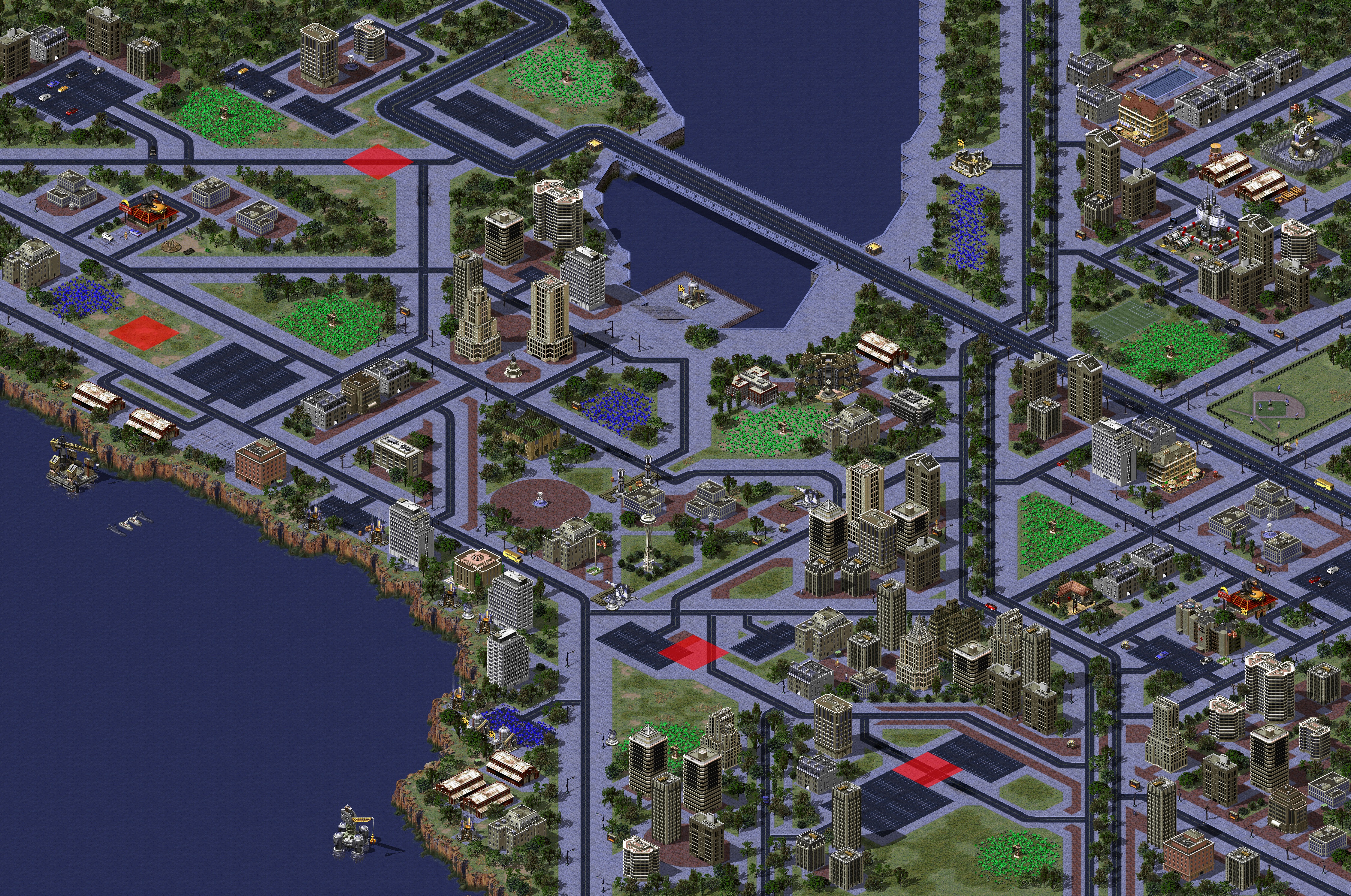 Rendered map: [YR] Soviet Campaign - Map 1